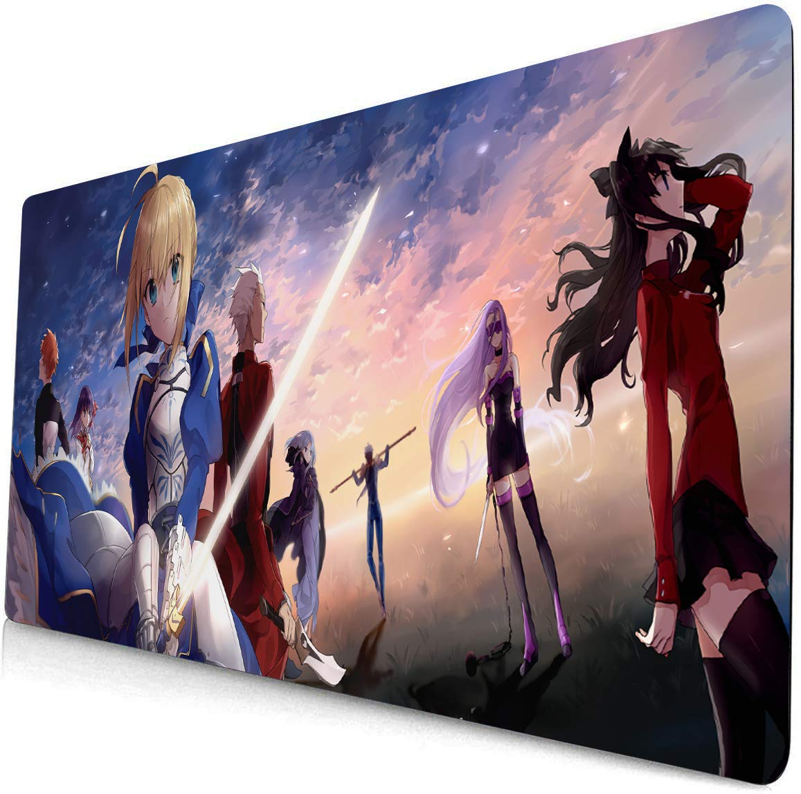 Fate Stay Night Anime Mouse Pad - Large Gaming Desk Mat for Keyboard & Mouse, Saber Alter Fate Grand Order Themed - Perfect for PC Gaming, Office Work & Anime Decor (269)