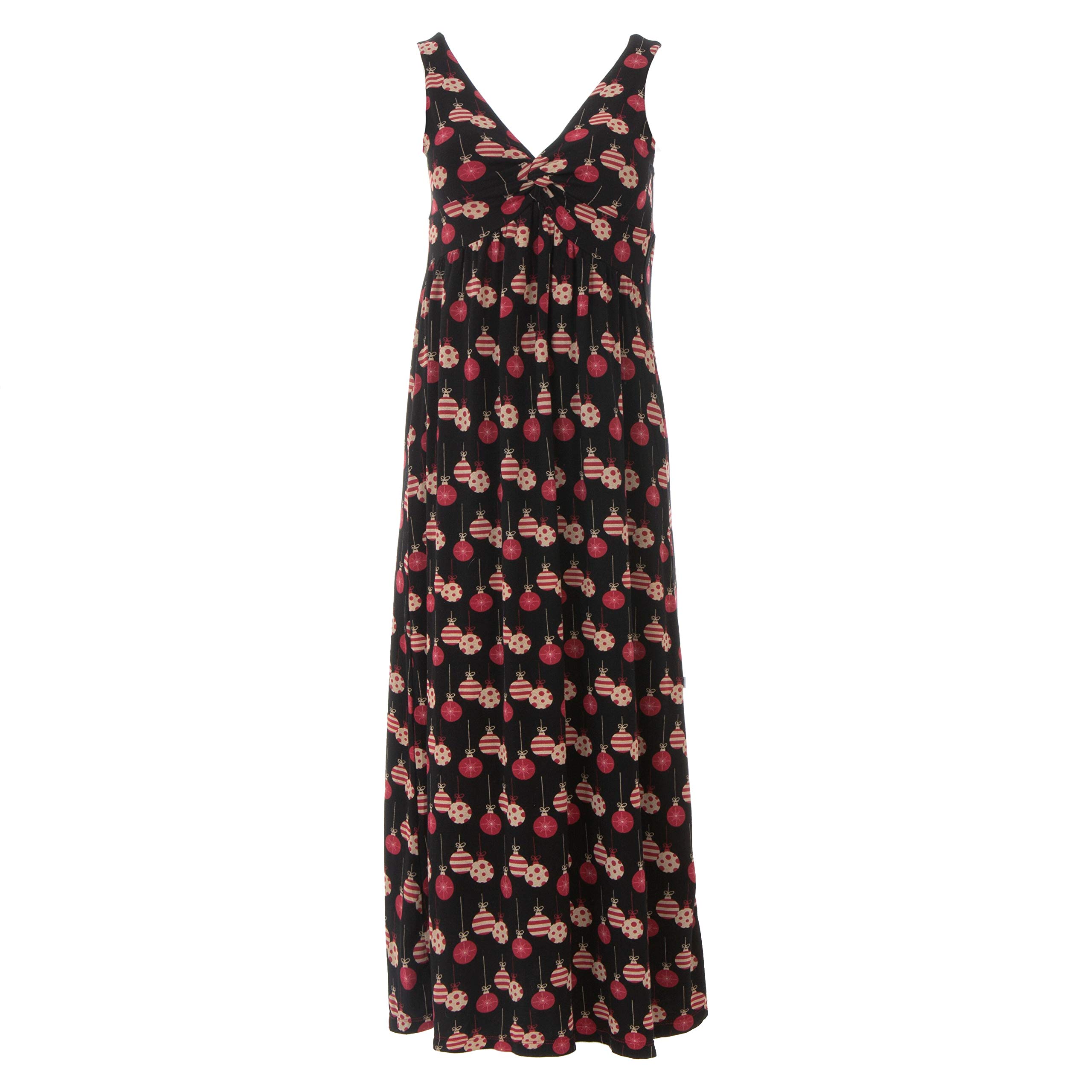KicKee Women's Printed Simple Twist Nightgown - Soft Sleepwear for Women, Comfortable Loungewear for Home & Travel