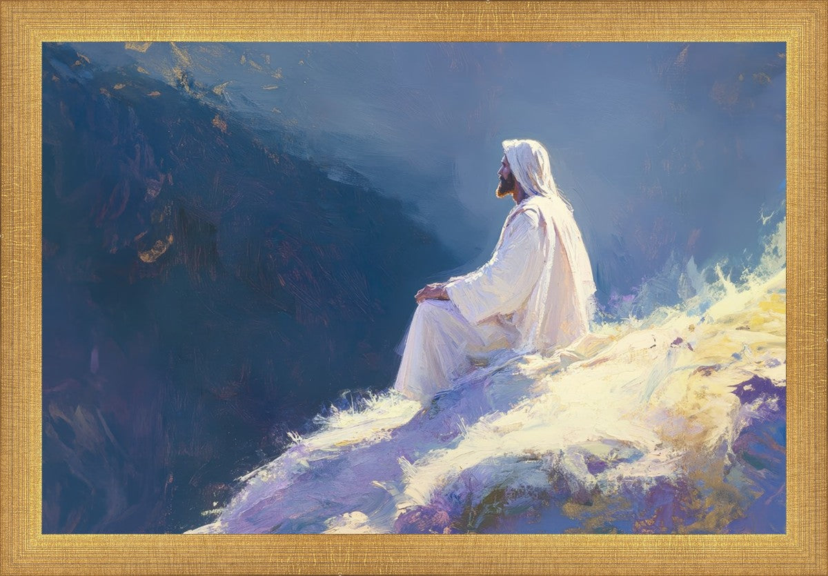 Contemplation By Justin Anna Culebro - Abstract Wall Art Painting for Home & Office Decor | Perfect for Living Room, Bedroom or Meditation Space