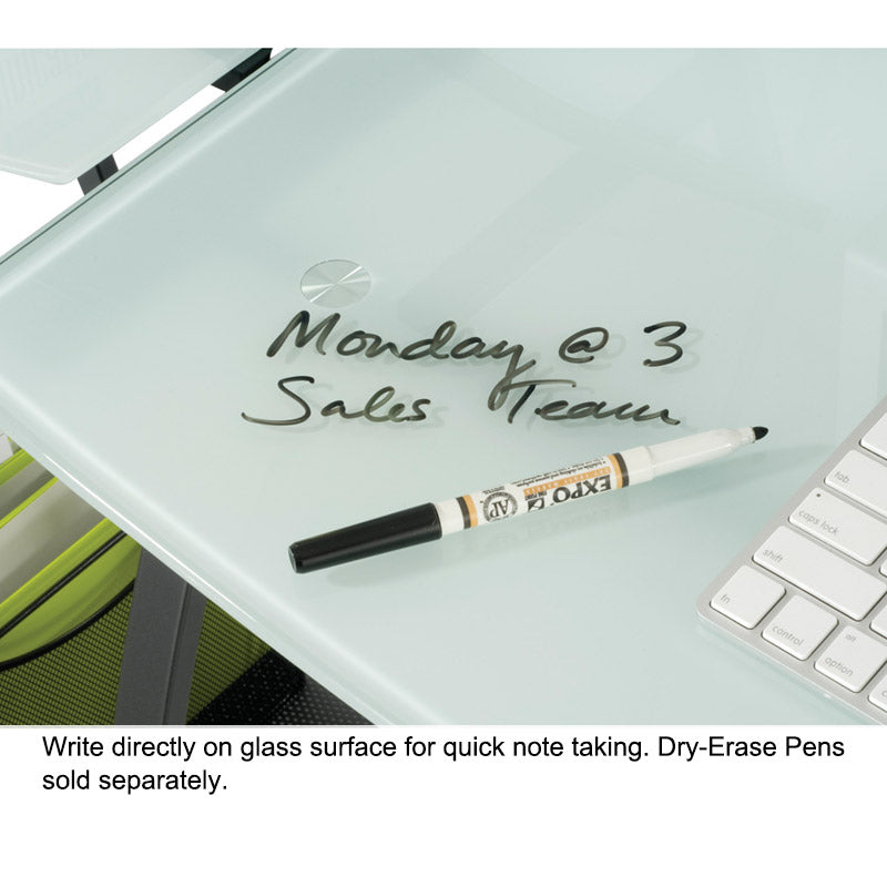 Premium Tempered Glass Computer Desk - 47