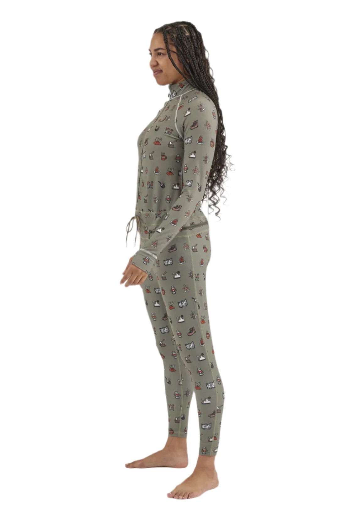 Airblaster Women's Hoodless Ninja Suit 2025 - Lightweight Winter Base Layer for Skiing, Snowboarding & Outdoor Activities