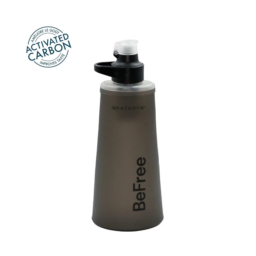 Katadyn BeFree 1.0L Water Filter Bottle - Portable Microfilter System for Hiking, Camping & Travel - BPA-Free Hydration Solution