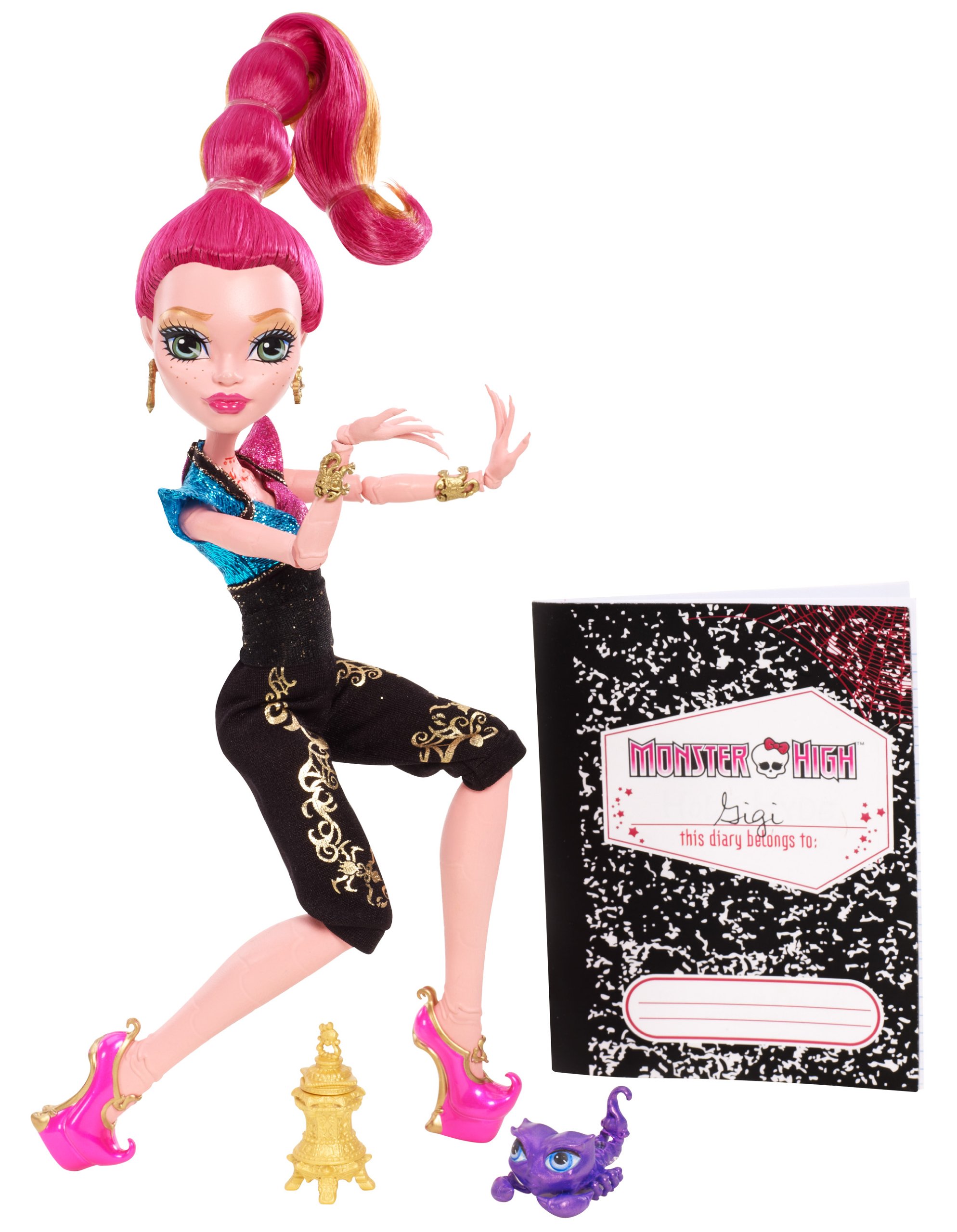 Monster High 13 Wishes Gigi Grant Fashion Doll - Collectible Toy for Kids & Fans | Perfect for Birthday Gifts, Halloween Costumes & Doll Collections