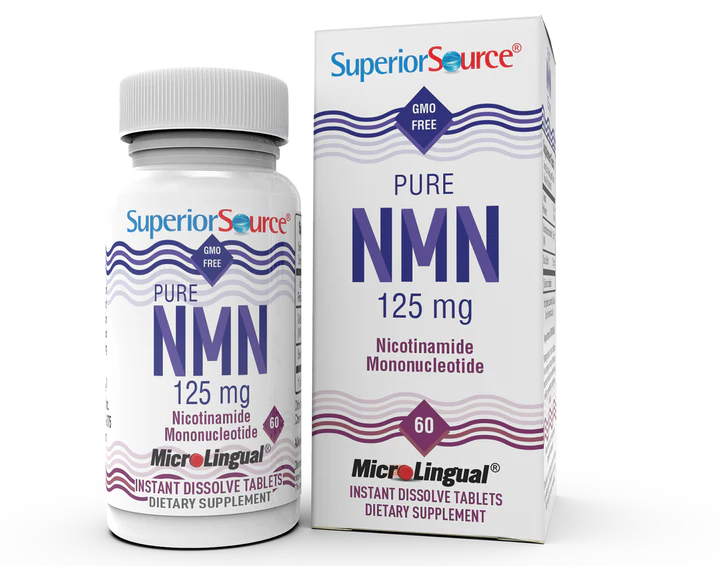 NMN Supplement 125mg - 60 Capsules | Anti-Aging & Energy Booster | Supports Cellular Health & Longevity | Perfect for Daily Wellness Routine