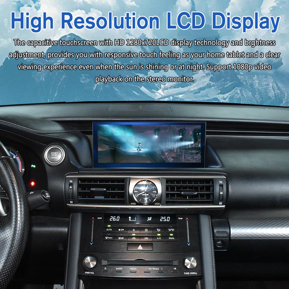 2013-2018 Lexus RC Car Stereo Upgrade with Apple CarPlay & Android Auto - 9
