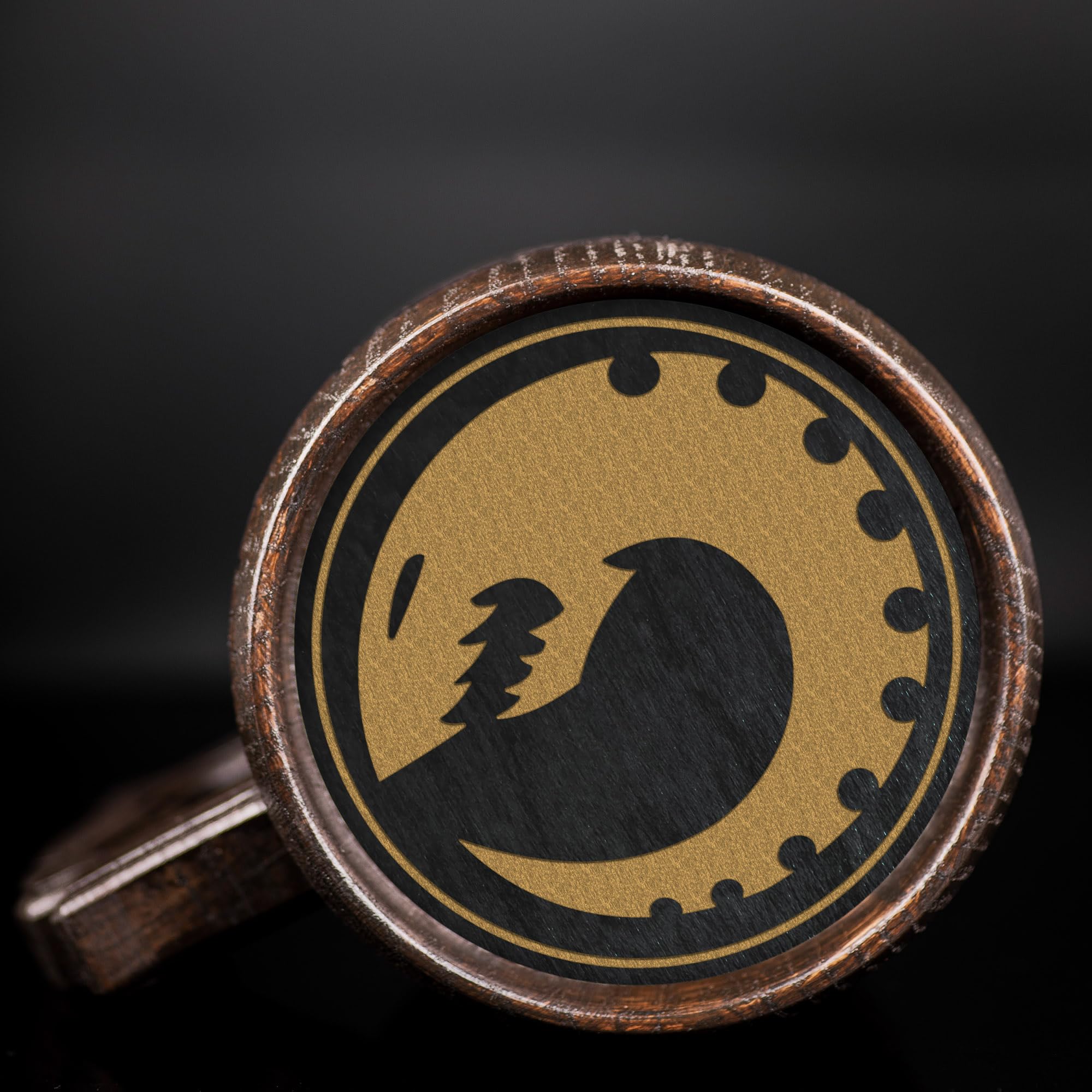 40K Tyranids Custom Beer Mug - Personalized Stein & Wooden Tankard - Unique Gamer Geek Gifts for Men, Him, Dad, Father - Perfect for Weddings, Anniversaries & Birthdays - Great for Game Nights, Parties & Collectors Display