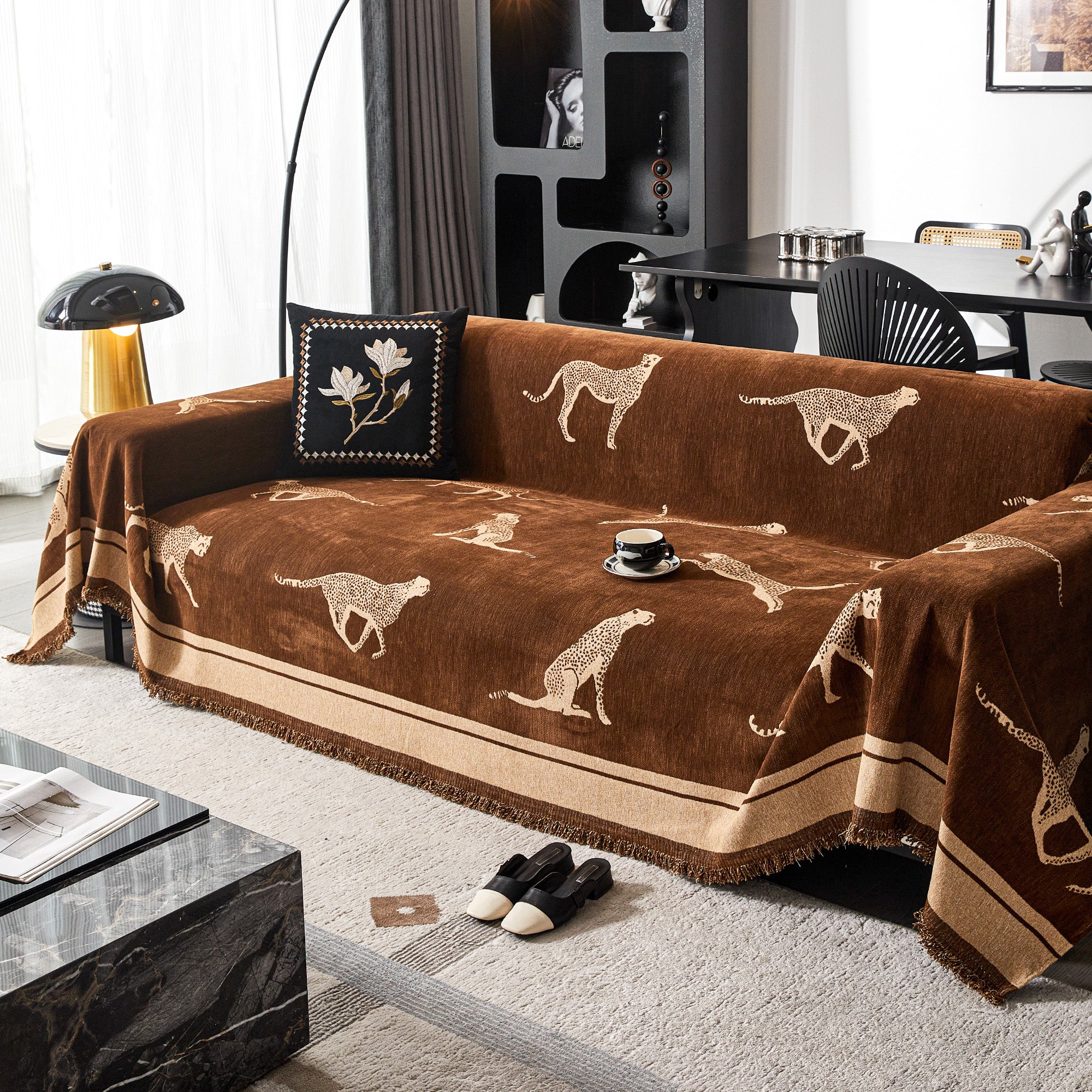 Luxury Anti-Pilling Sofa Cover - Soft & Durable Stretchable Couch Protector for Pets, Kids & Everyday Use - Perfect for Living Room, Family Room & Home Decor