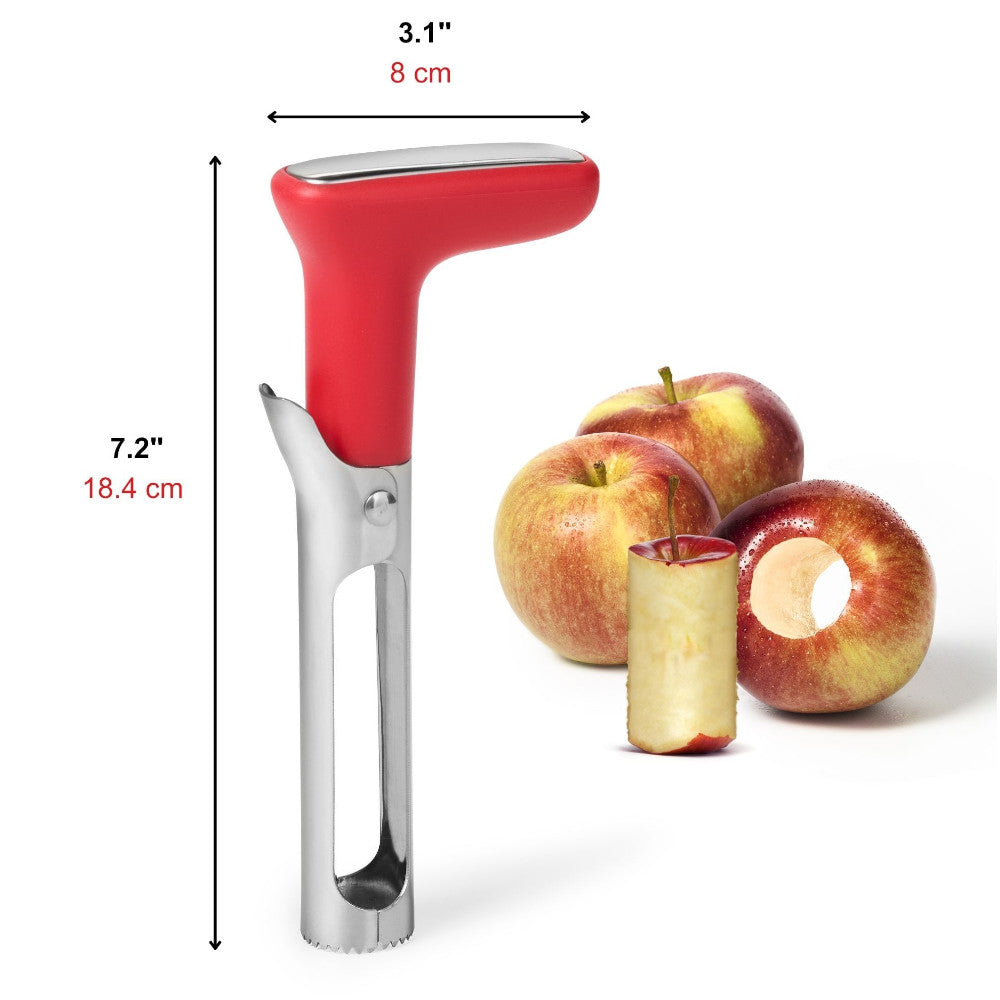 STARFRIT 092705 Apple Corer with Easy Release - Stainless Steel Fruit Corer for Apples, Pears - Perfect for Baking, Cooking & Healthy Snacks