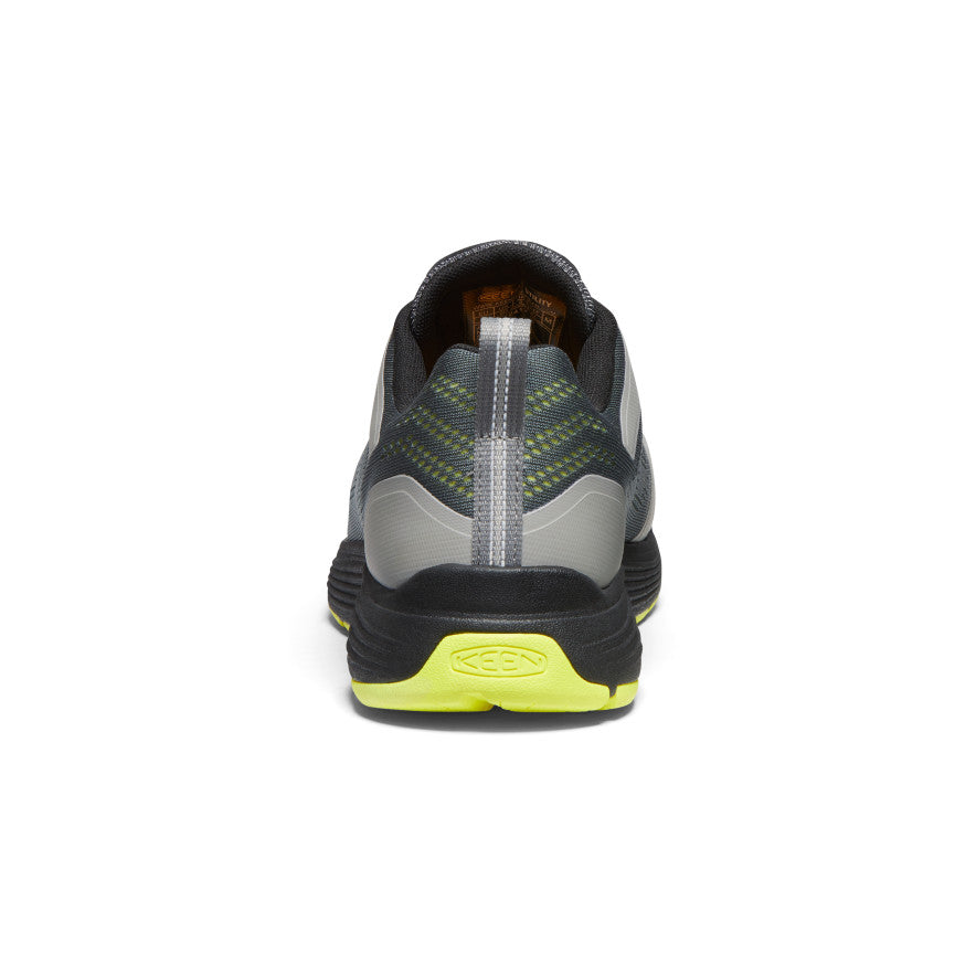 Sparta 2 ESD Aluminum Toe Safety Shoes for Men - Steel Grey & Evening Primrose | Slip-Resistant Work Boots for Construction, Warehouse & Industrial Use