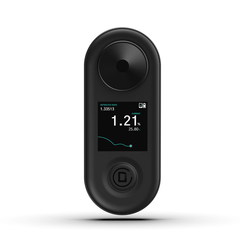 DiFluid R2 Extract Digital Brix Refractometer for Coffee - 0-30% TDS Range, 0.03% Accuracy, Multi-Test Modes with OTA Updates & DiFluid Café APP | Perfect for Coffee Brewing, Roasting, and Quality Control in Cafés & Home Use