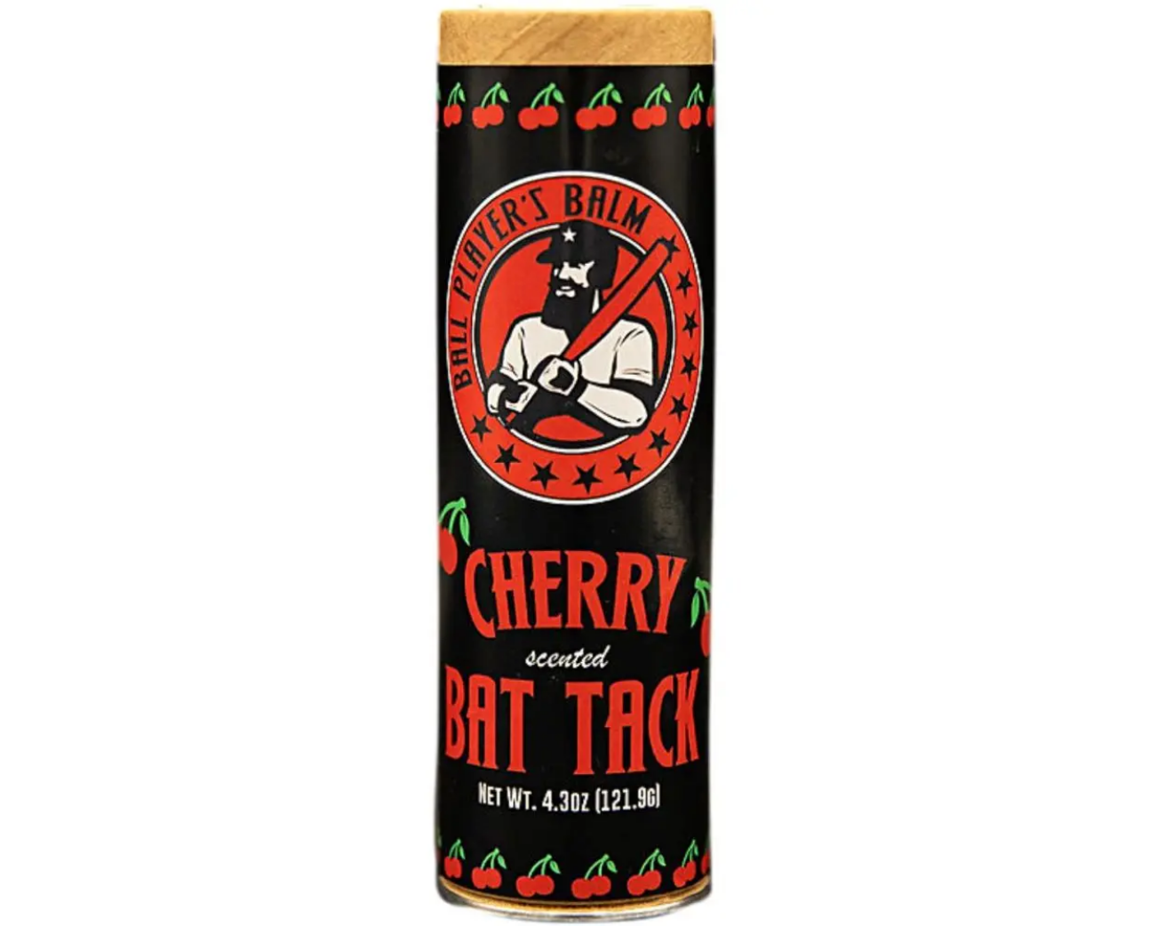 Baseball Bat Grip Enhancer - Cherry Scented Ball Player's Balm for Better Control & Comfort | Perfect for Training, Games & Practice Sessions