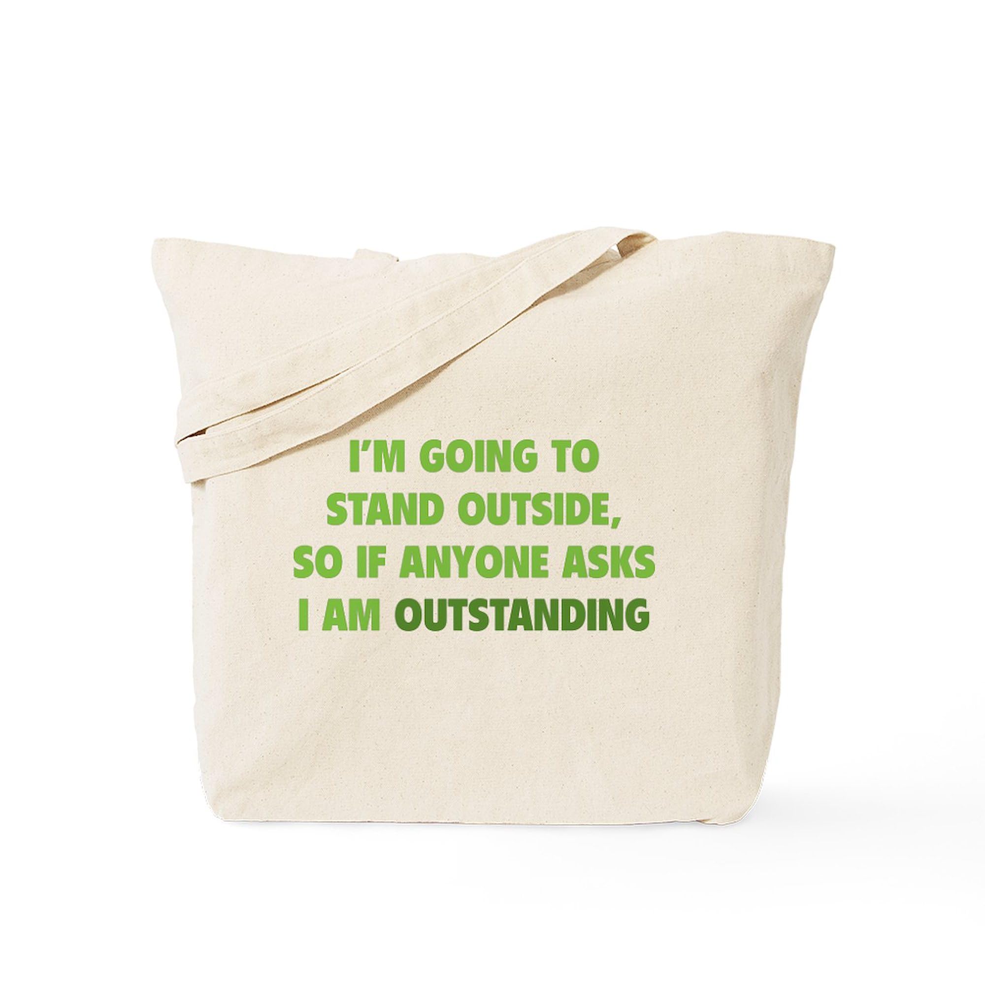 Outstanding Natural Canvas Tote Bag - Eco-Friendly Reusable Shopping Bag for Groceries, Beach & Work | CafePress