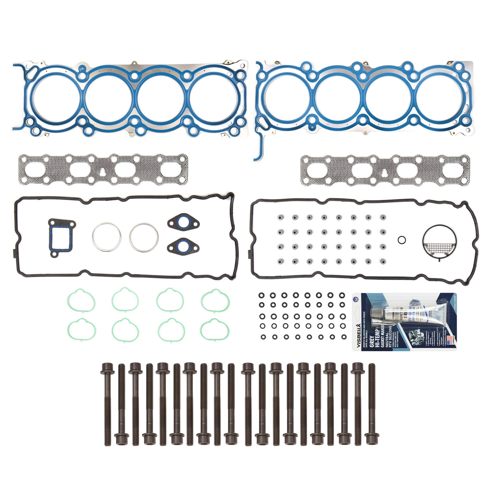 MA-9761251467 Head Gasket Bolts Set Compatible With 2004-2009 Infiniti Nissan Armada Pathfinder 5.6L VK56DE Engine - Perfect for Engine Repair & Maintenance