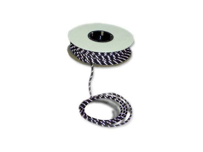 GloCord Reflective Static Perimeter Safety Line - High Visibility Hazard Tape for Construction, Warehouse, and Event Safety (Sold by the Foot) - Ideal for Marking Boundaries in Low Light Conditions