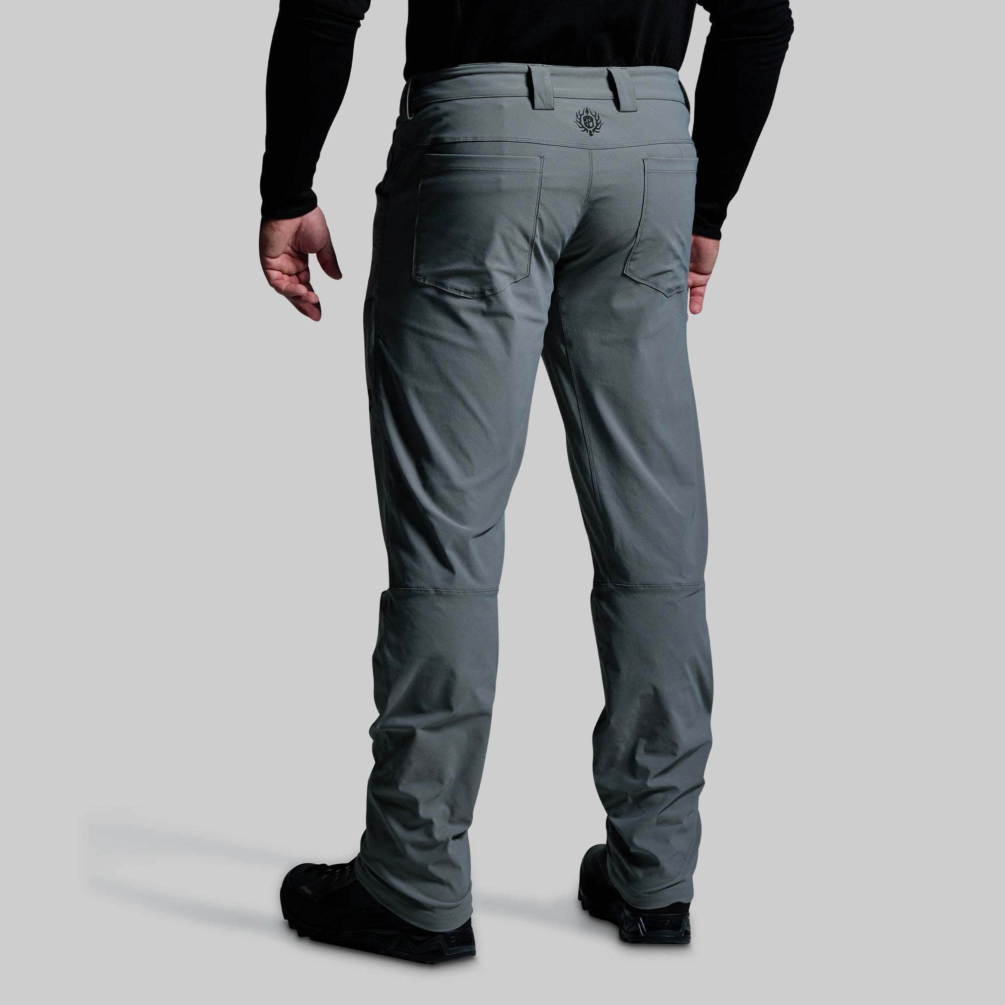 Men's Outdoor Hiking Pants - Lightweight Quick-Dry Water-Resistant Terrain Pant (Wolf Grey) for Camping, Trekking & Adventure Travel