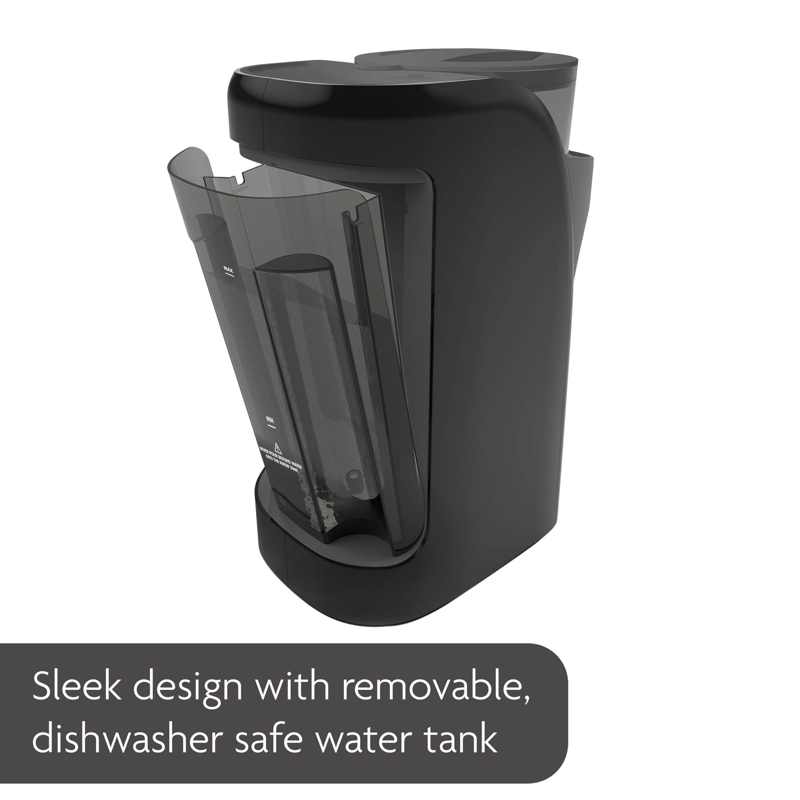 Baby Brezza Formula Pro Advanced Formula Dispenser Machine - Automatic Warm Baby Bottle Maker with Powder Mixing Technology (Charcoal) - Perfect for Late Night Feedings & On-the-Go Parents