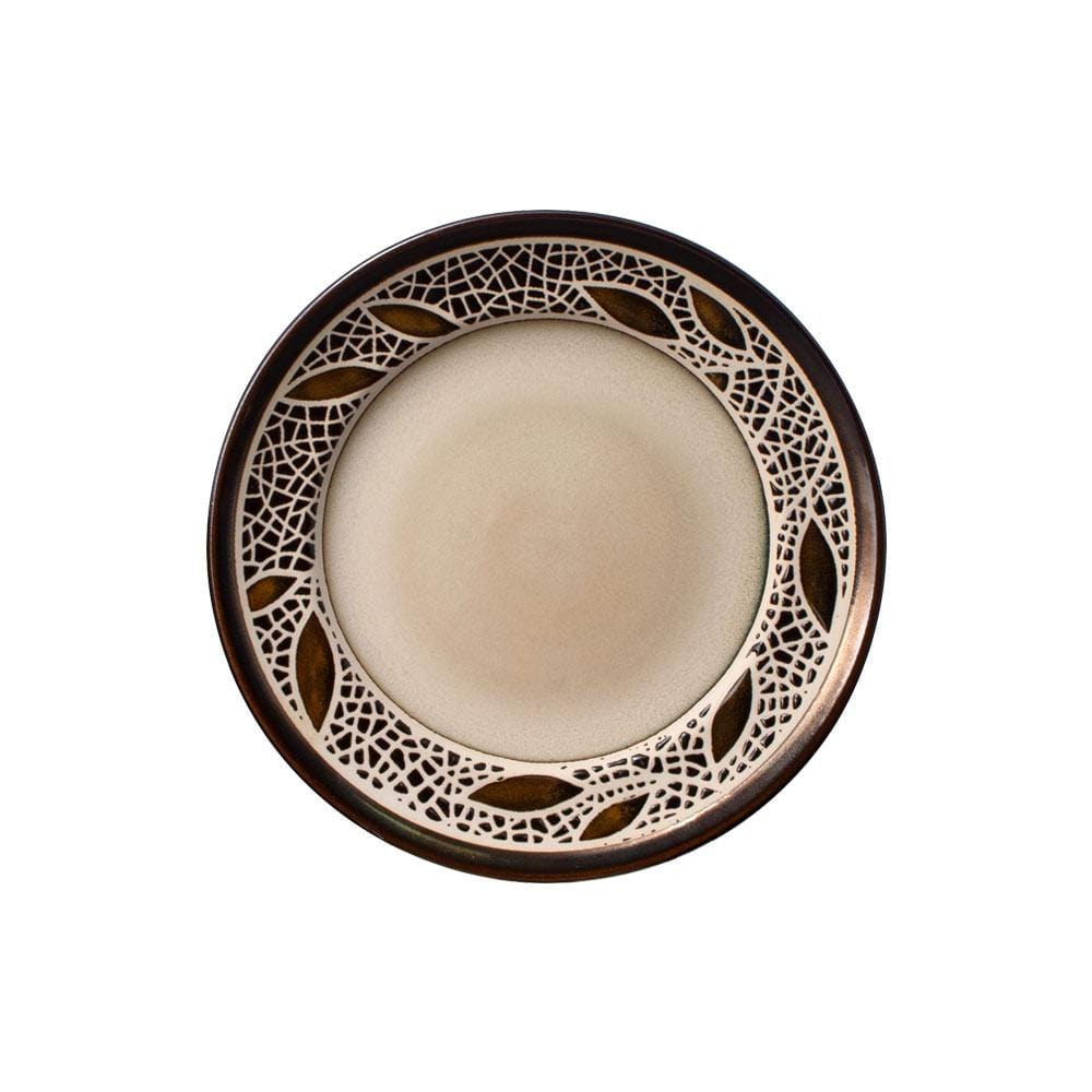 Alexandria Set of 4 Elegant Appetizer Plates - Perfect for Dinner Parties, Cocktail Hours & Holiday Entertaining