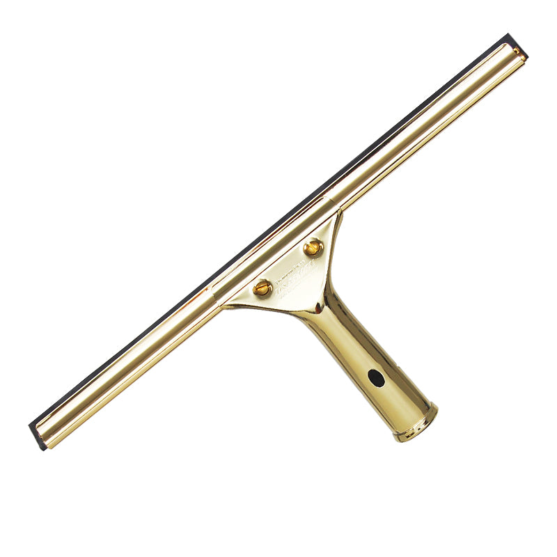 Moerman Brass Squeegee Complete - Professional Window Cleaning Tool for Home & Commercial Use - Perfect for Glass Doors, Shower Screens, and Storefront Windows