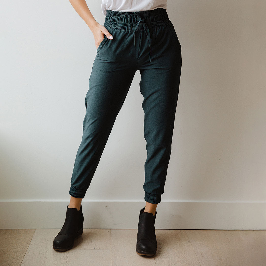 Destination Joggers - Heather Cobalt Color Comfortable Casual Pants for Men & Women | Perfect for Lounge Wear, Travel & Everyday Use