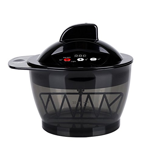 Professional Electric Hair Color Mixing Bowl with Timer - Automatic Hair Dye Cream Mixer for Salon & Home Use - Perfect for Balayage, Highlights, and Root Touch-Ups