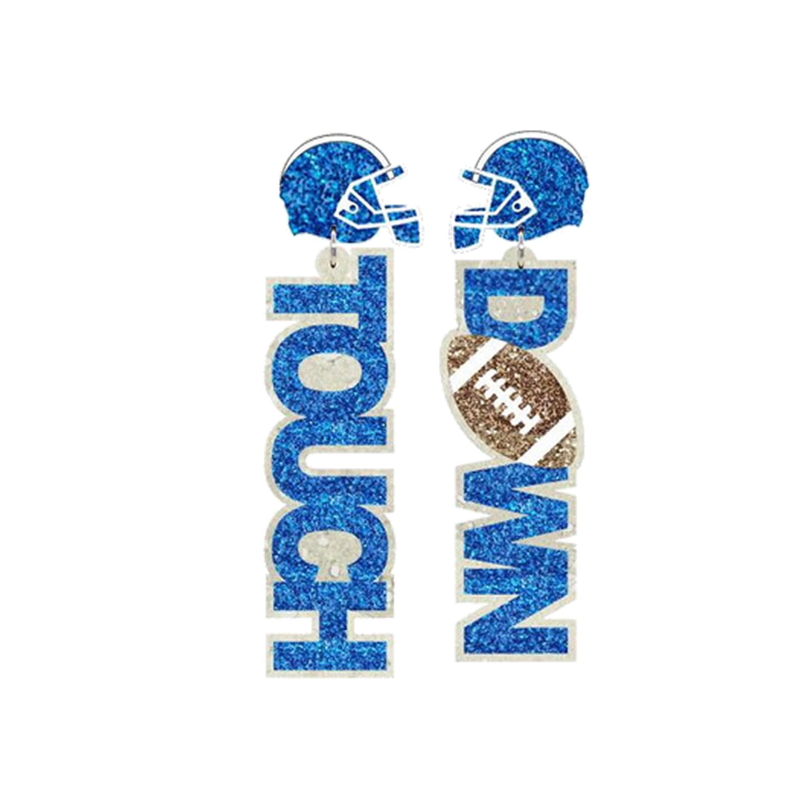 Stylish Acrylic Football Earrings for Women – Perfect Game Day Accessories & Sports Lover Gifts | Wear to Football Games, Tailgates & Team Parties