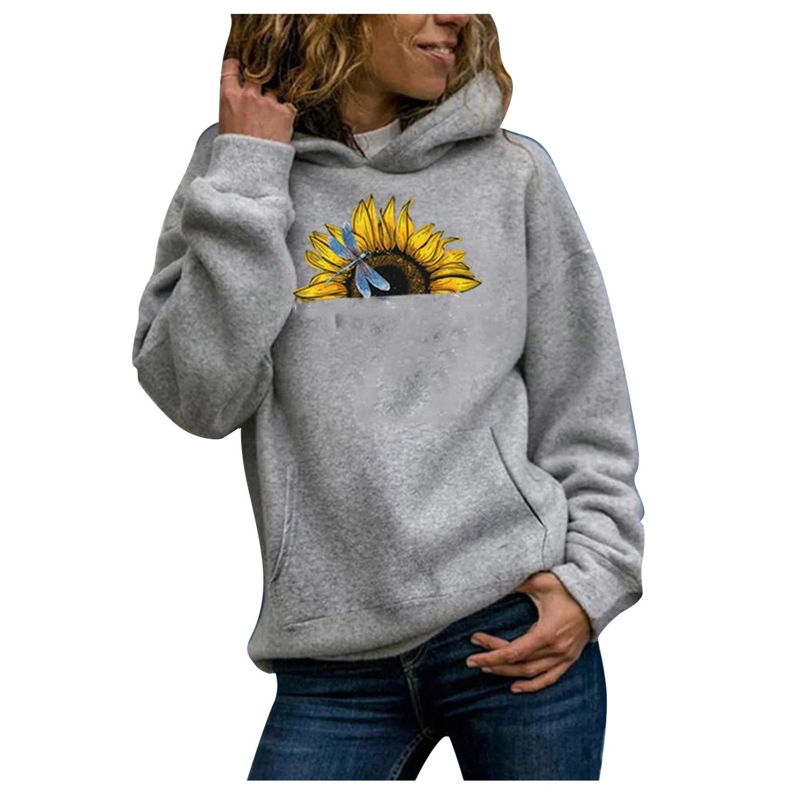 Women's Oversized Casual Hoodie - Cute Cow Print Pullover Long Sleeve Sweatshirt - Ladies Fashion Tops for Streetwear, Loungewear & Everyday Comfort