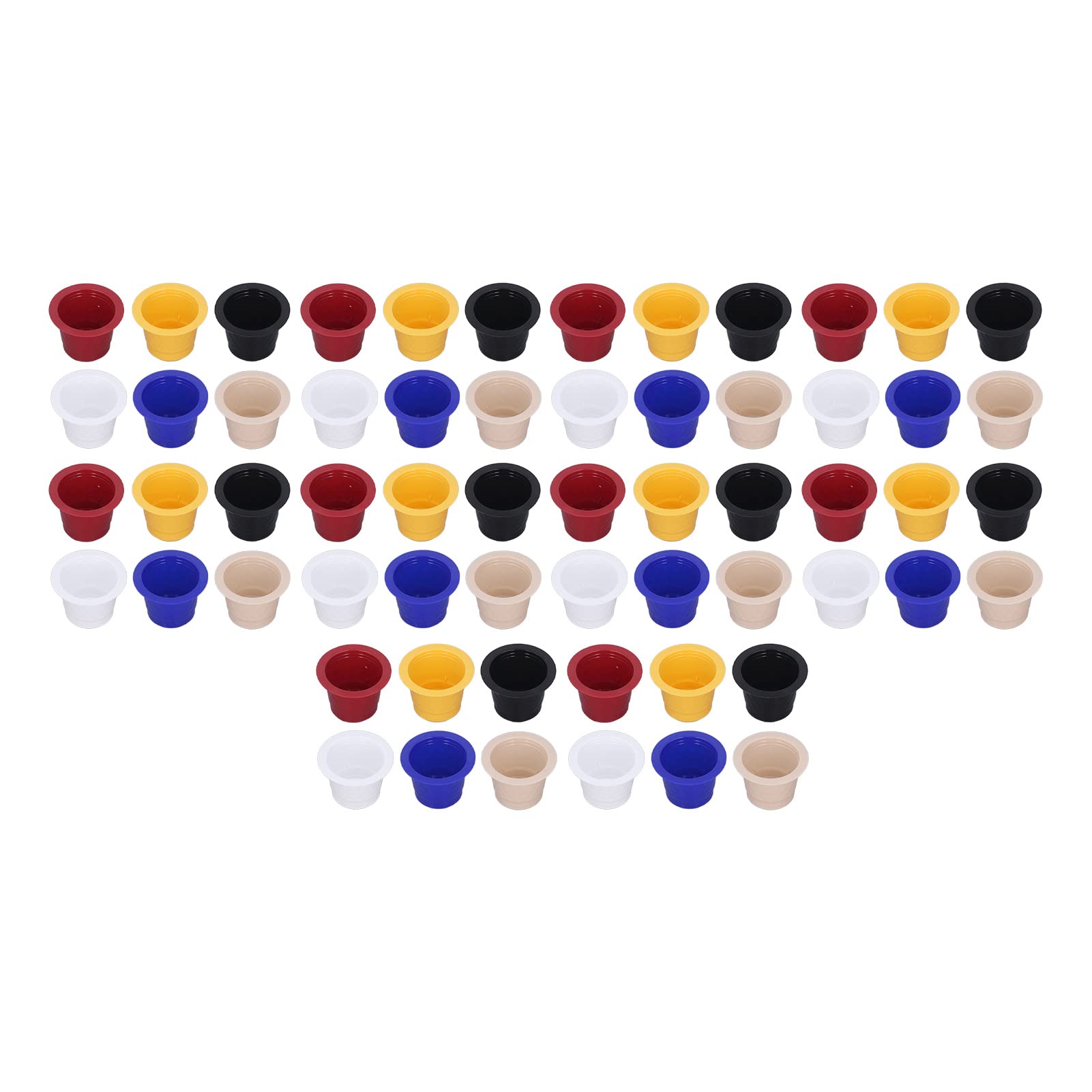 60pcs Aluminum Film Plastic Coffee Filters for Coffee Pods - Compatible with Keurig, Nespresso & More - Perfect for Home, Office & Travel Use