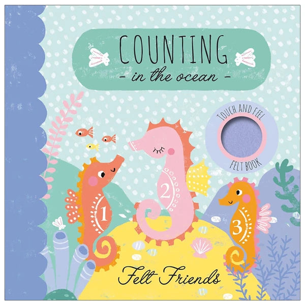 Counting In The Ocean Felt Book - Interactive Touch & Feel Learning Toy for Toddlers | Perfect for Early Childhood Education & Sensory Play