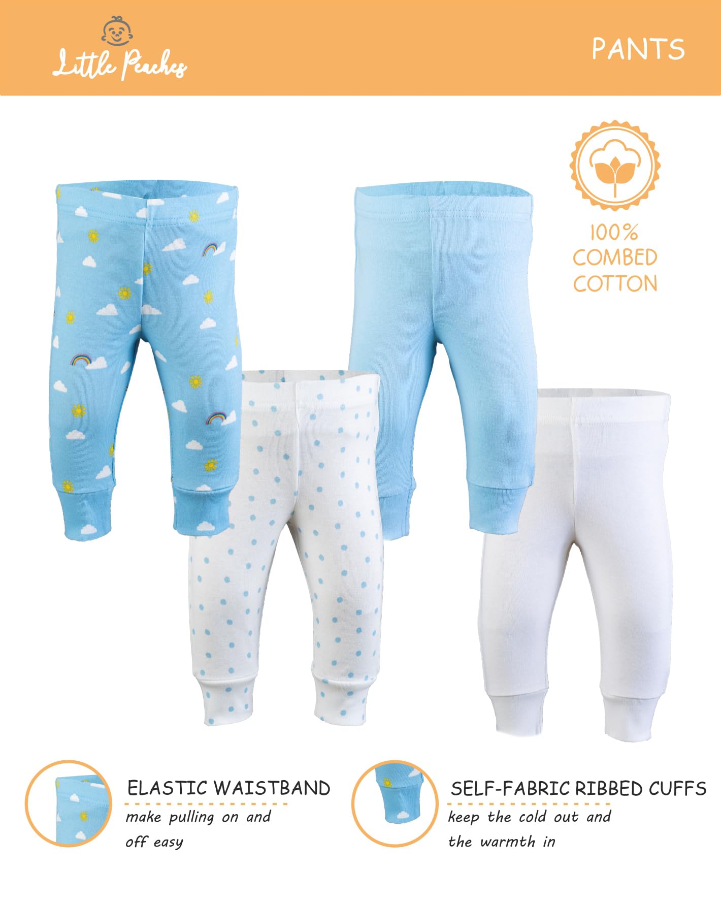 Soft 100% Cotton Newborn Baby Girl Clothes Set - Essential Outfits for 0-6 Months | Breathable & Comfortable Baby Girl Gifts | Perfect for Daily Wear, Photo Shoots & Special Occasions