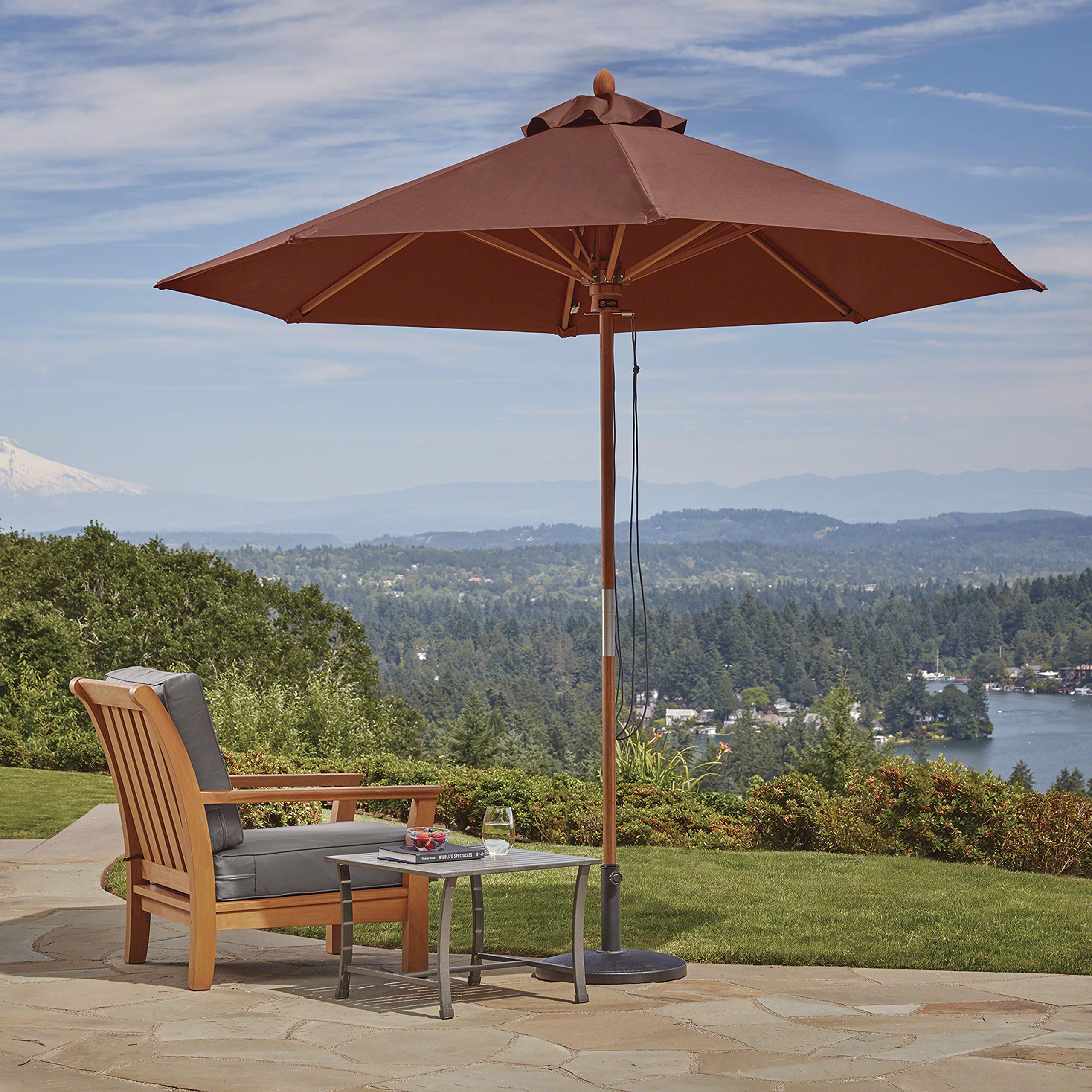 Classic Accessories Montlake FadeSafe Patio Lounge Chair Cushion Set - 23 x 45 Inch, Light Charcoal - Perfect for Outdoor Furniture, Poolside Lounging, and Garden Relaxation