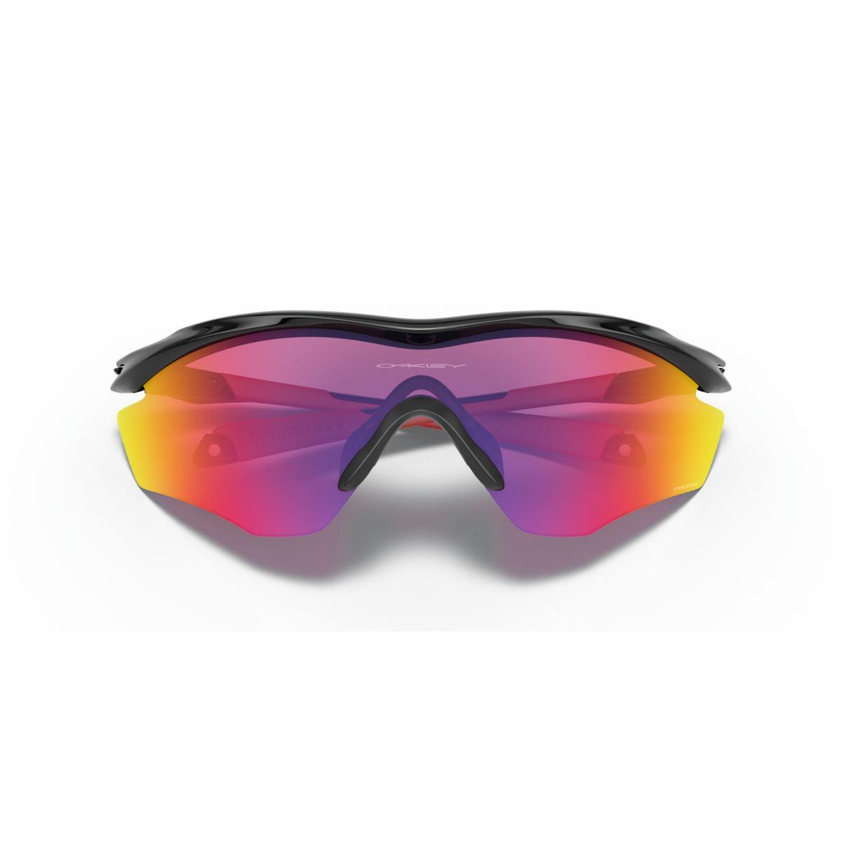 Oakley M2 Frame XL Sunglasses - Polished Black with Prizm Road Lenses (0OO9343 934308) for Cycling, Running & Outdoor Sports