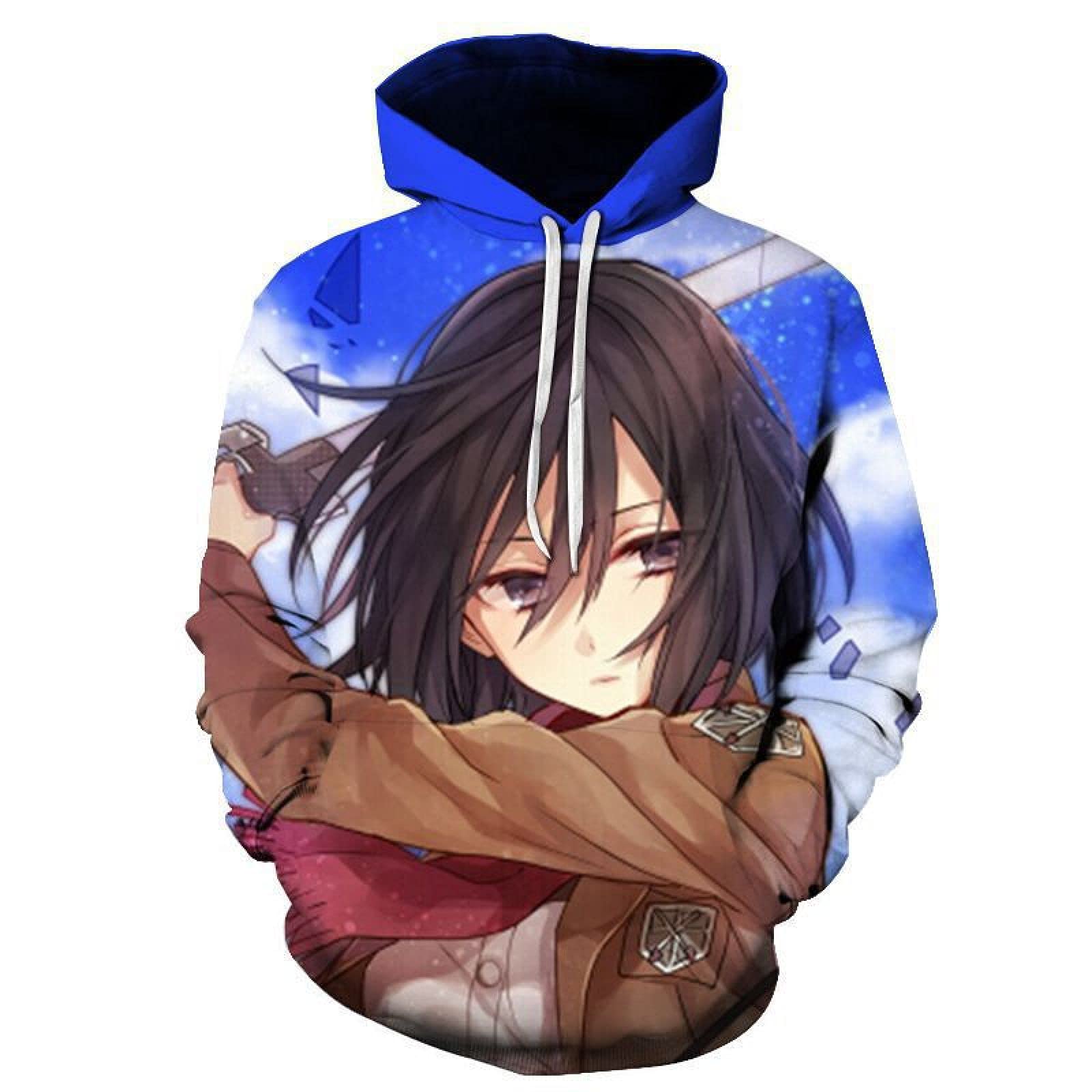 Attack on Titan Anime Hoodie for Boys & Teens - 3D Printed Graphic Sweatshirt | Perfect for Cosplay, Casual Wear & Gifts