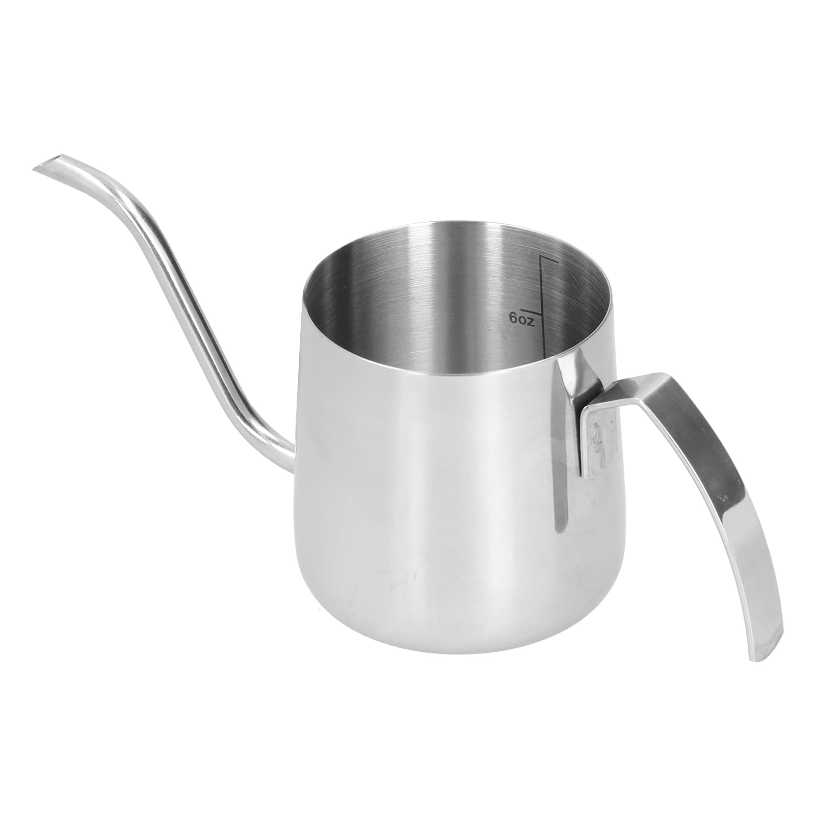 Premium 304 Stainless Steel PTFE Gooseneck Coffee Kettle with Inner Scale - Thickened Pour Over Coffee Pot with Precision Drip Spout for Tea & Coffee Brewing | Perfect for Home Barista, Specialty Coffee Shops & Tea Ceremonies