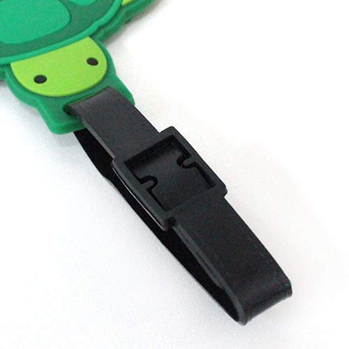 Island Heritage Hawaiian Turtle Luggage Tag - Honu Sea Turtle Design, 1 Count, Green, 4.25 x 3.5 Inches - Perfect for Travel, Vacation & Beach Trips
