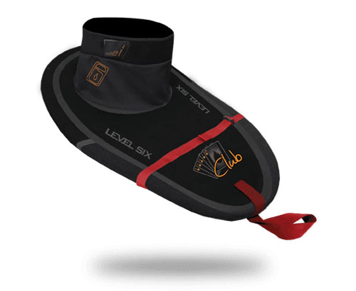 Level Six Club Bungee Spray Skirt - Waterproof Kayak Skirt for Whitewater & Sea Kayaking - Secure Fit for Paddling Adventures