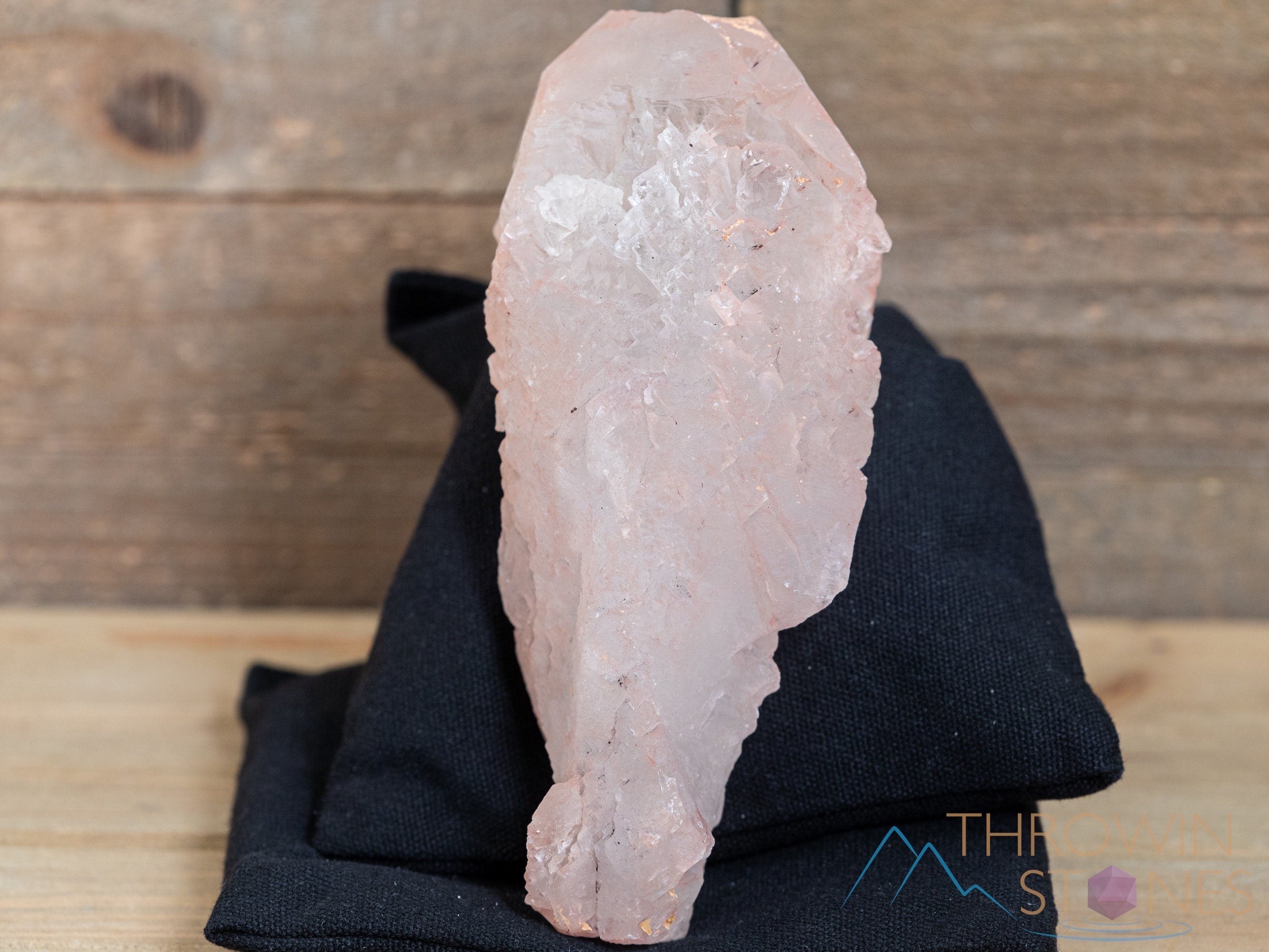 NIRVANA QUARTZ Etched Ice Himalayan Quartz Raw Crystal - Natural Healing Stone for Meditation, Yoga & Spiritual Growth | Perfect Housewarming Gift & Home Decor | Raw Crystals and Stones Collection (40300)