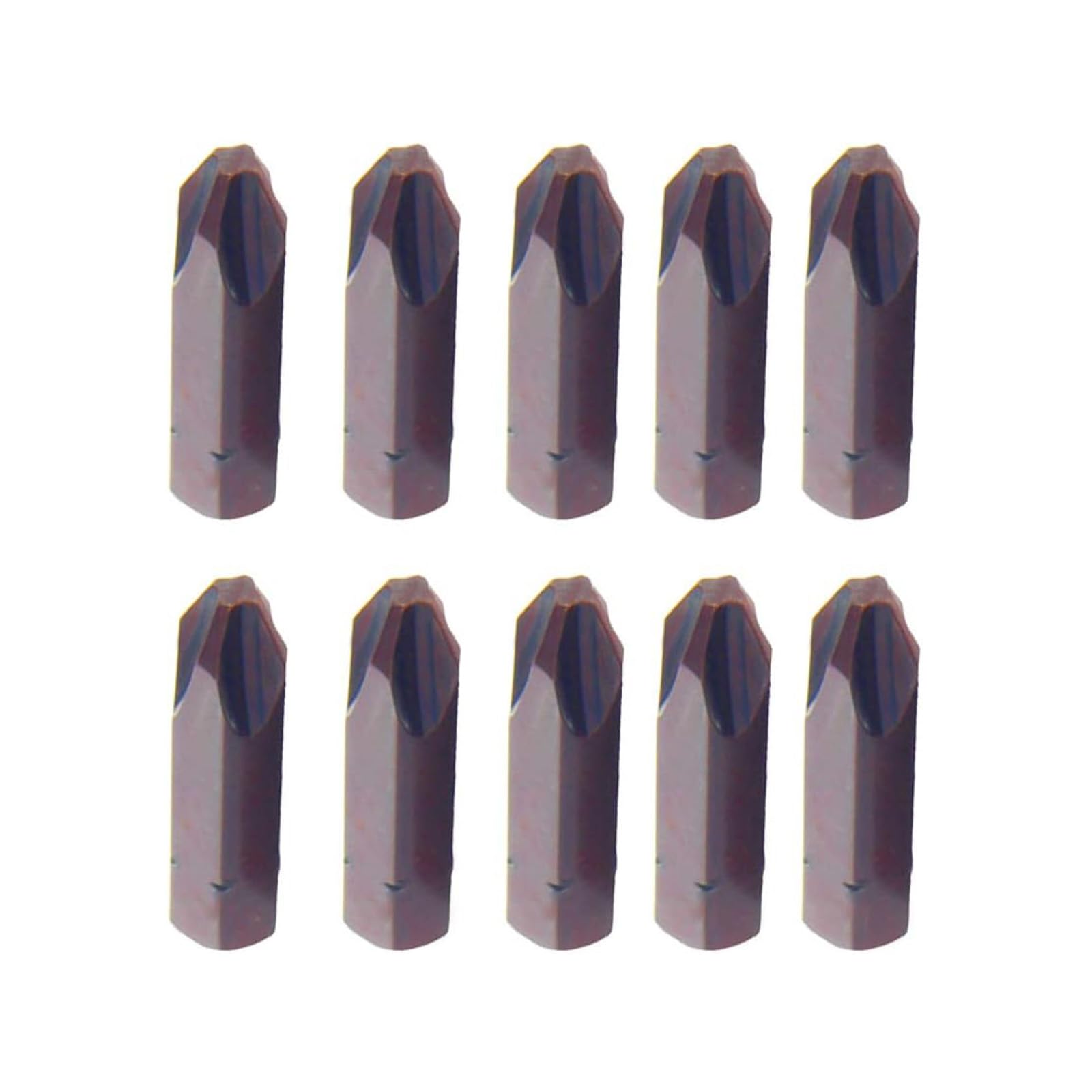 10-Piece Phillips Screwdriver Bit Set - Cr-V Steel 5/16