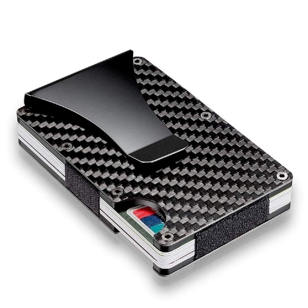 Premium RFID Blocking Carbon Fiber Wallet & Key Organizer - Slim Minimalist Design for Men & Women - Perfect for Travel, Business & Everyday Use