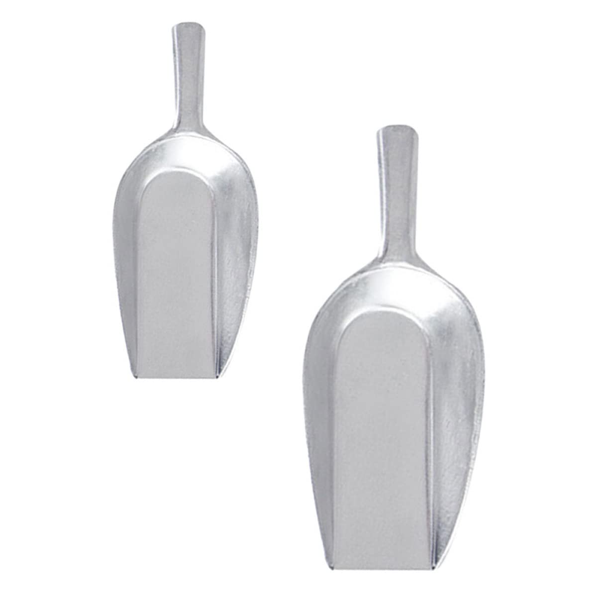 Yardwe Stainless Steel Ice Scoop - Durable Metal Kitchen Scoop for Ice Cubes, Sugar, Coffee & More - Perfect for Bars, Restaurants & Home Use