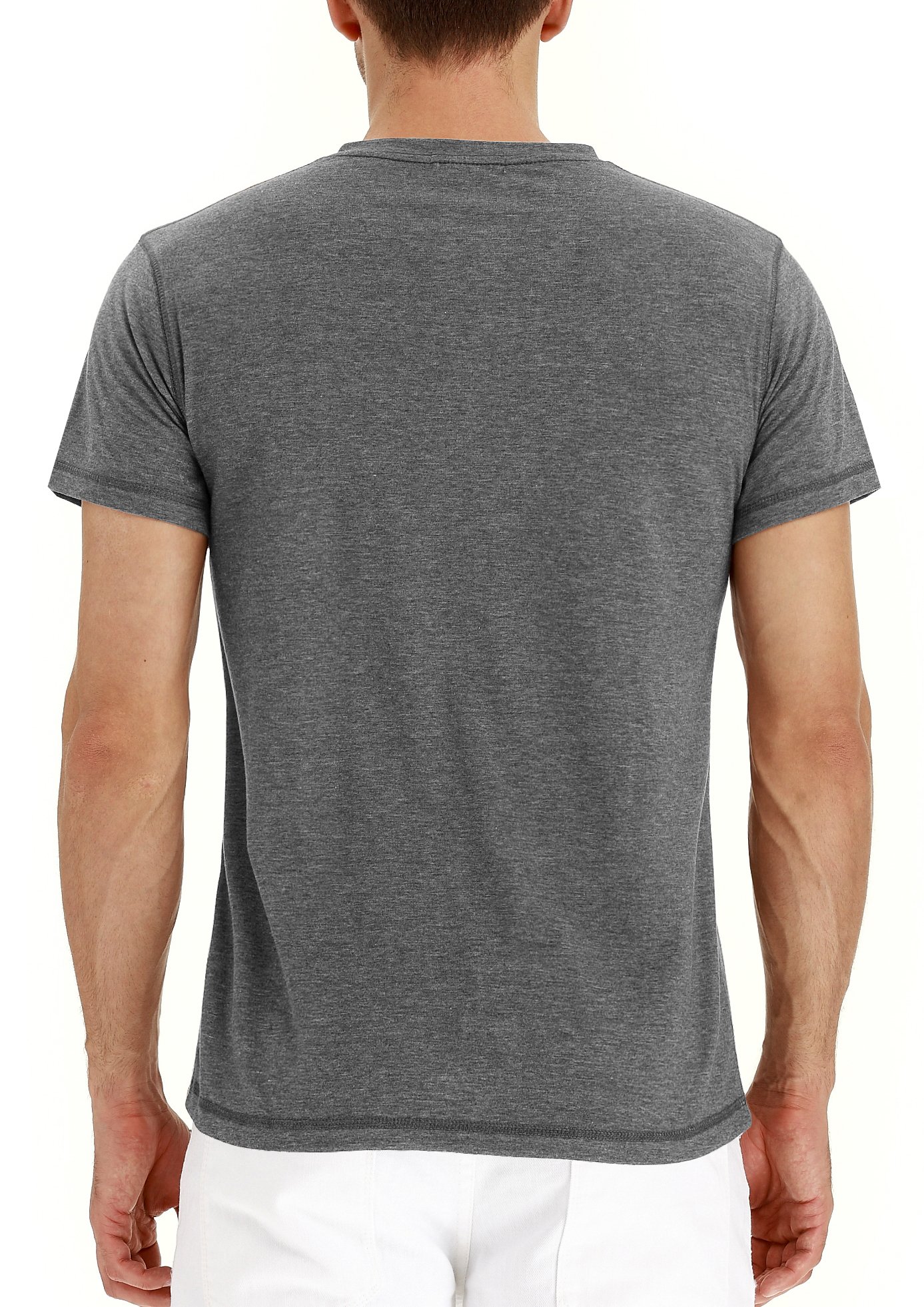 Men's Casual Henley T-Shirts - Long & Short Sleeve Button Placket Shirts for Everyday Wear | Comfortable Basic Tees for Work, Weekend & Outdoor Activities