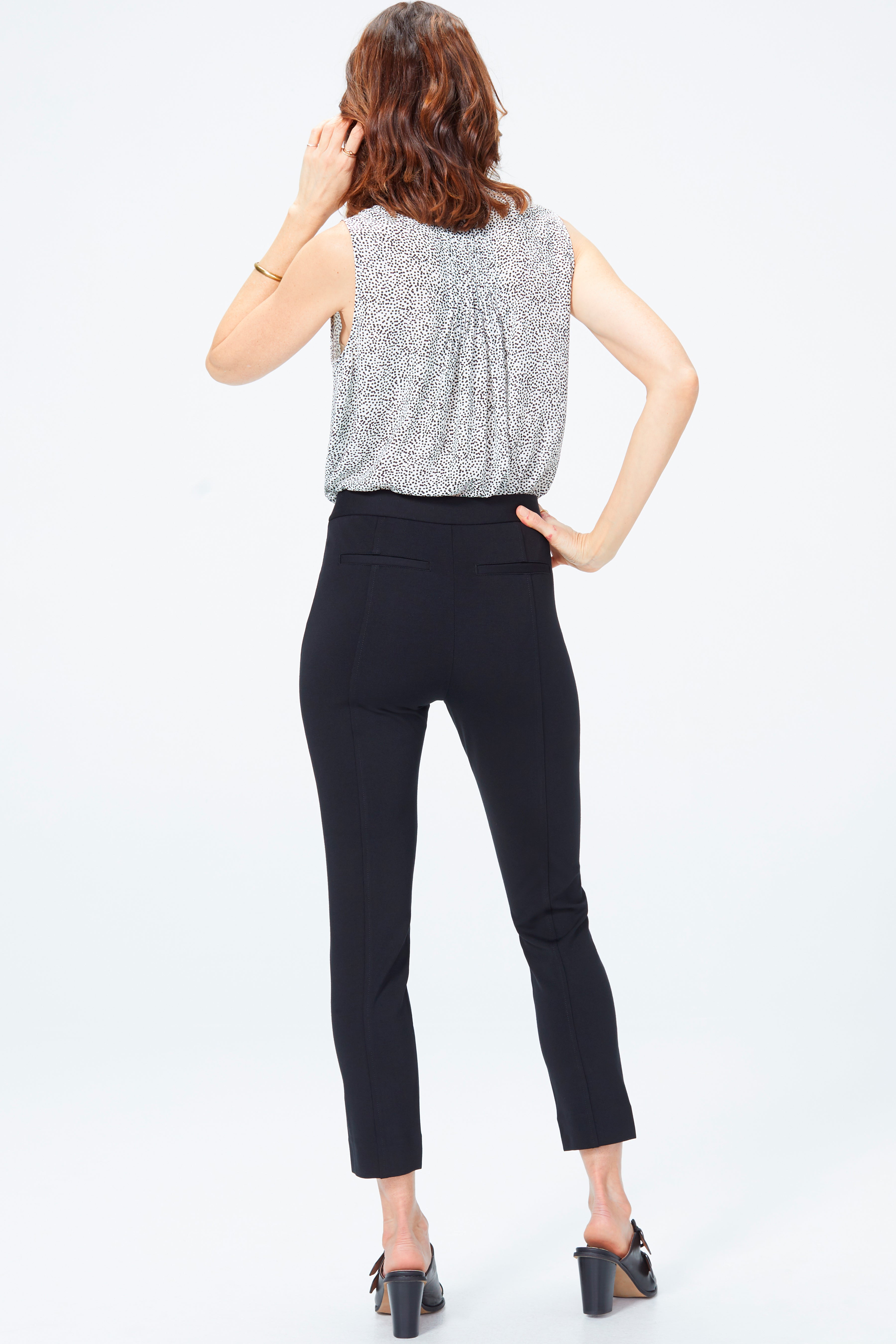 Stylish Black Ankle Pants for Women - Comfortable & Versatile Slim Fit Trousers for Work, Office, and Casual Outfits