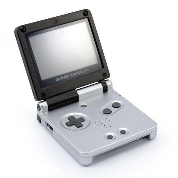 Original Nintendo Game Boy Advance SP Platinum & Onyx Limited Edition - Retro Handheld Gaming Console for Kids & Adults - Perfect for Travel, Gifts & Nostalgic Gaming