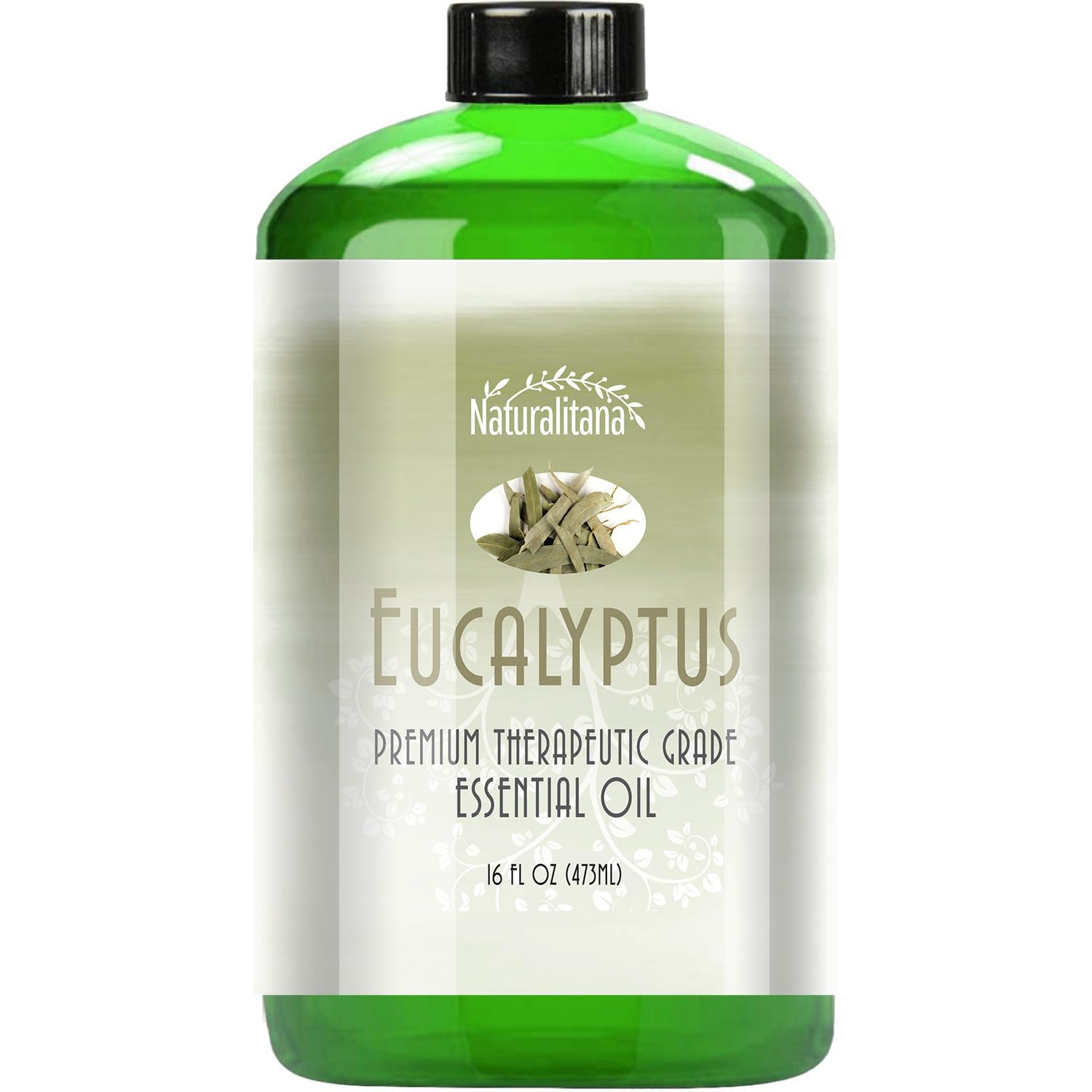 16 oz Eucalyptus Essential Oil - 100% Pure Therapeutic Grade for Aromatherapy Diffusers, Humidifiers, DIY Bath Bombs, Soap & Candle Making - Relaxation & Respiratory Support