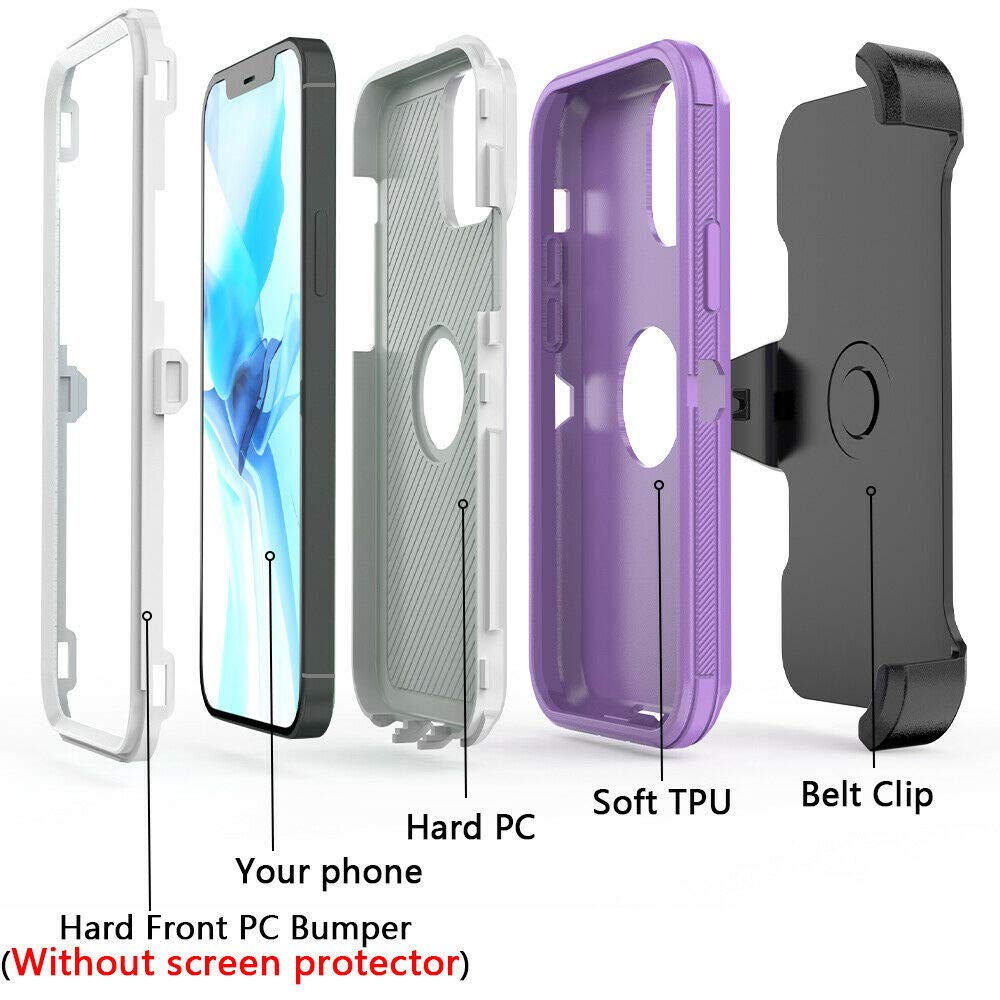 Shockproof Defender Case for iPhone 12 Pro Max (6.7