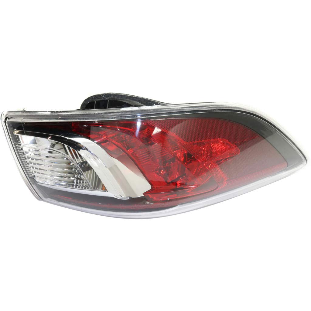 Mazda 3 2010-2013 Sedan Driver Side Tail Light Assembly - CAPA Certified Replacement for MA2800144/MA2800144C | Perfect for Night Driving & Enhanced Safety
