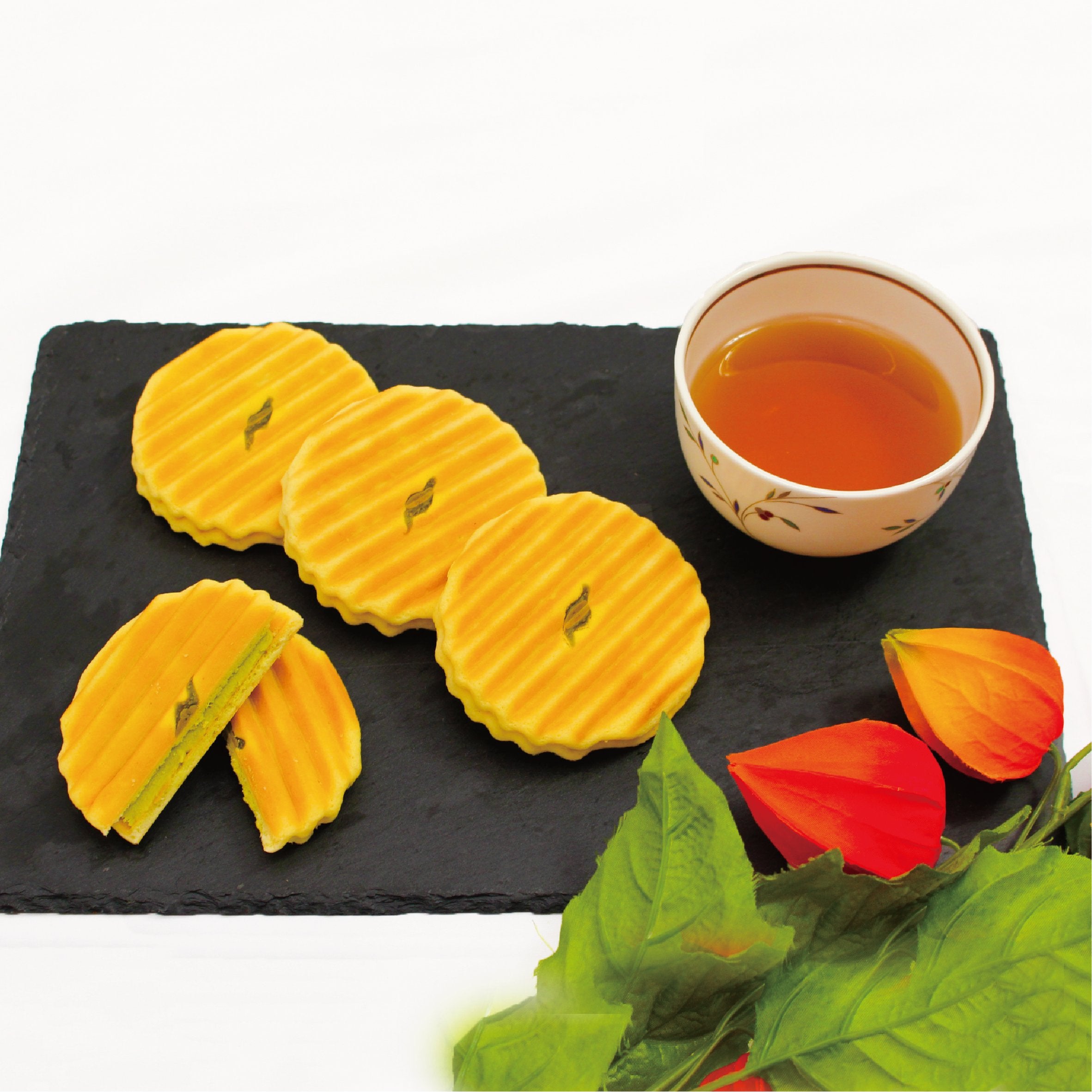 Premium Kyo Kaori Matcha Cream Zig Zag Sandwich Cookies - Pack of 6 | Authentic Japanese Green Tea Flavor | Perfect for Tea Time, Gifts & Snacking