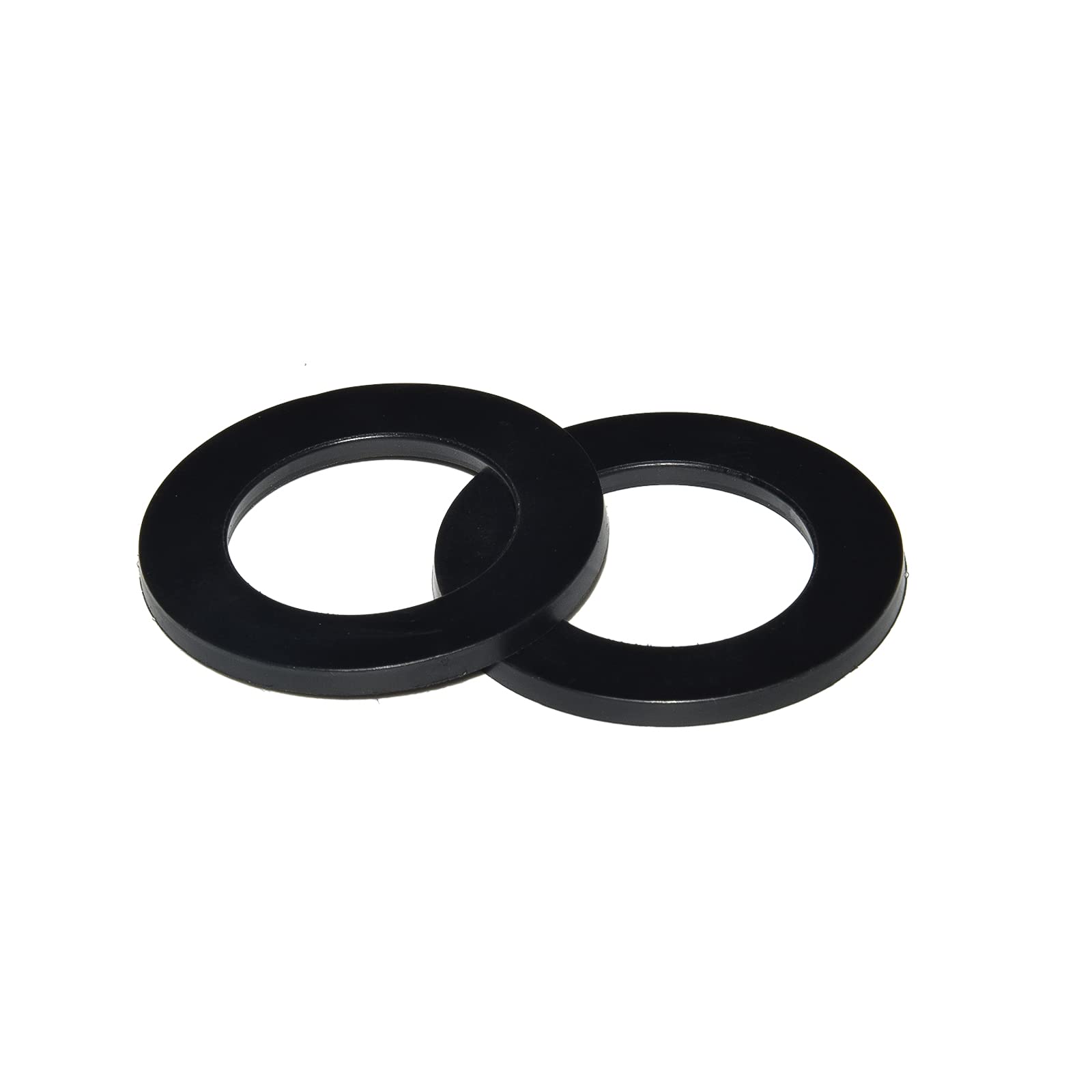Flyshop 15mm x 23mm x 2.5mm Black Synthetic Rubber Grommets (8PCS) - Heavy Duty Flat Washers for Plumbing, Faucets, Water Pipes & Garden Hoses - Perfect for Leak Prevention & Pipe Protection