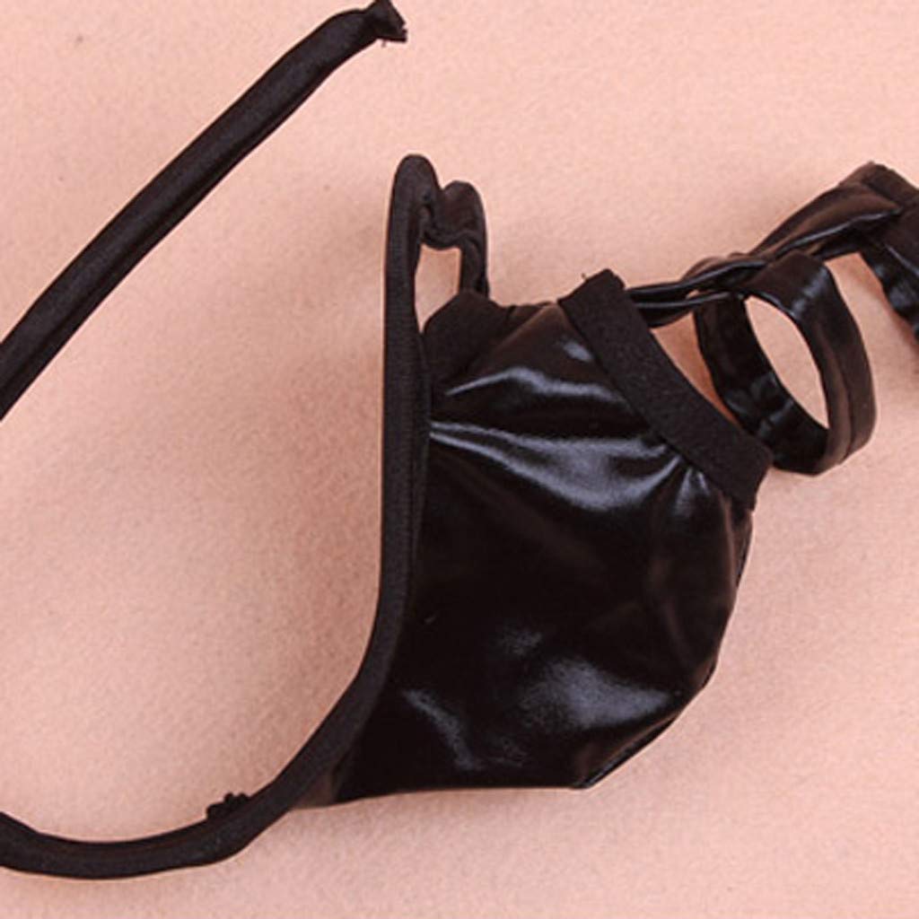 Sexy Black Lingerie for Women - Seamless G-String Thong Underwear with Push-Up Effect (One Size) - Perfect for Date Nights, Boudoir Photos & Sensual Occasions