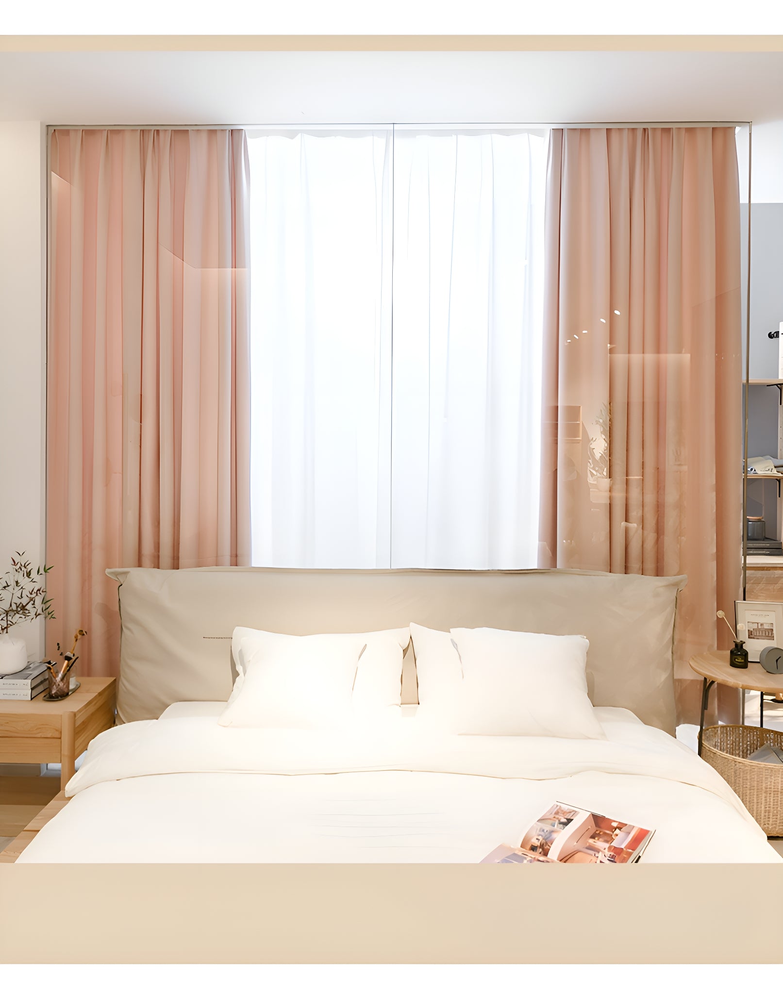 April Cotton Curtain Swatch - Soft & Breathable Fabric Samples for Window Treatments | Perfect for Home Decor, DIY Projects & Interior Design