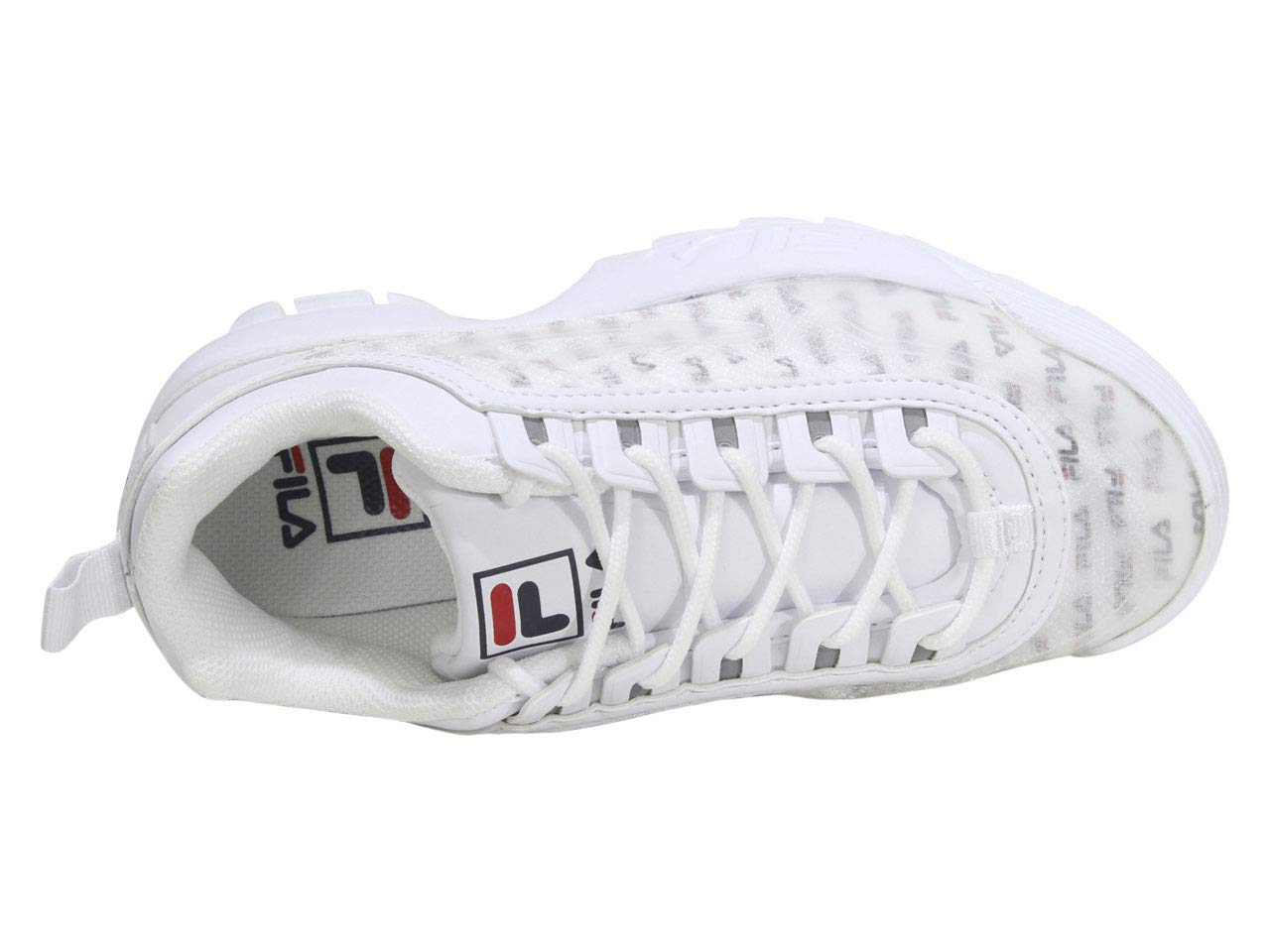 Fila Disruptor II Sneakers - Women's Chunky Platform Shoes with Clear Logos | Fashionable & Comfortable for Casual Wear, Running, and Gym Workouts
